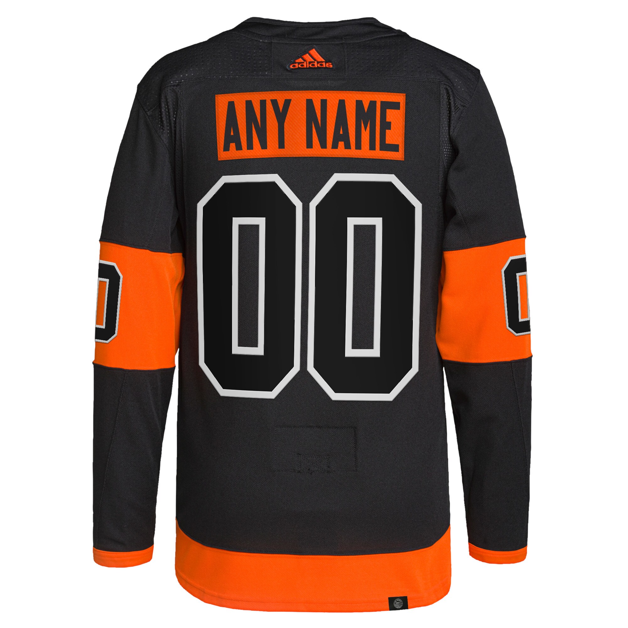  Philadelphia Flyers adidas  Alternate  Primegreen Authentic Custom Jersey - Black