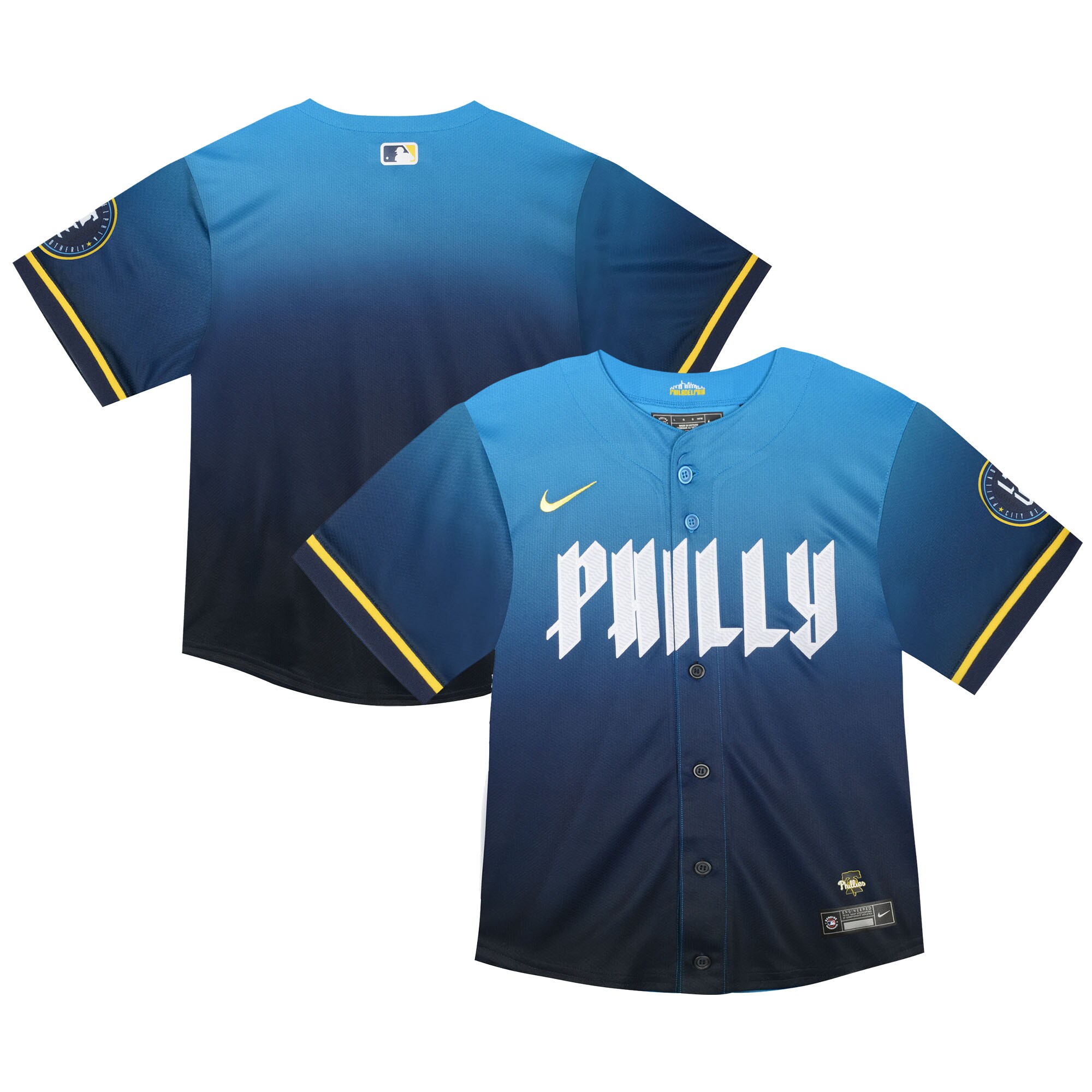  Philadelphia Phillies Toddler City Connect Team Limited Jersey - Blue