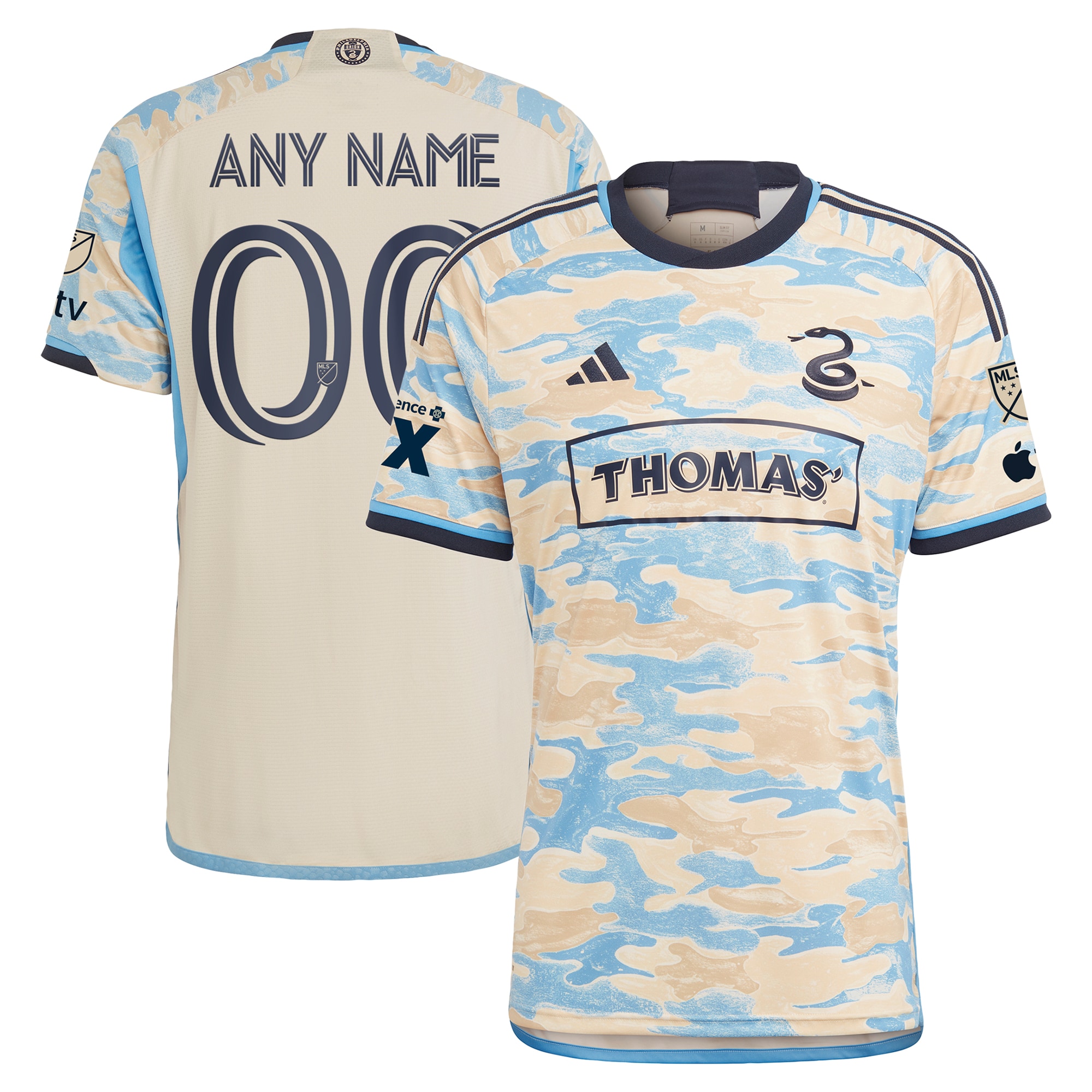  Philadelphia Union 2024 Secondary Custom Jersey - Tan