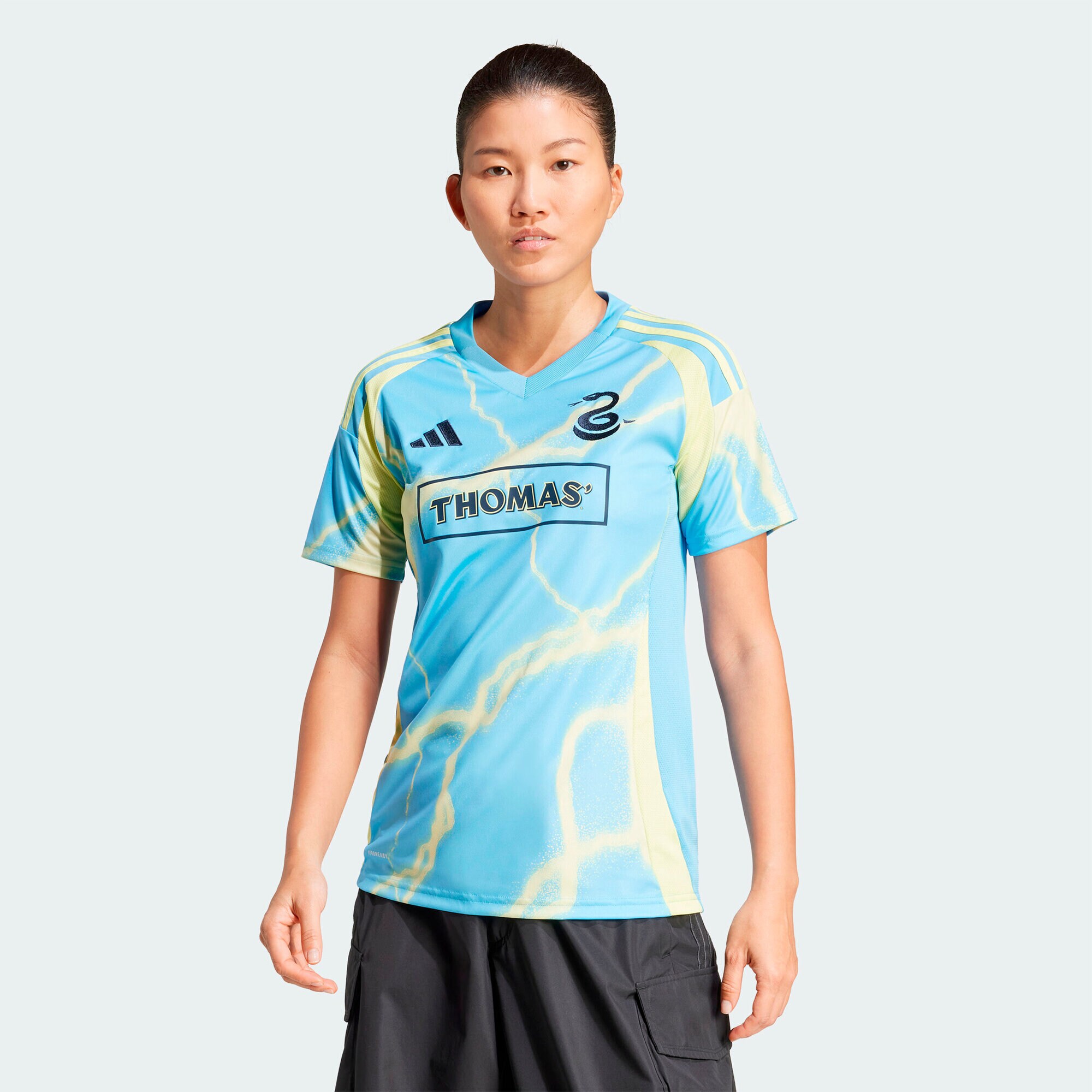 Philadelphia Union Women's 2025 The Voltage Kit Jersey - Blue