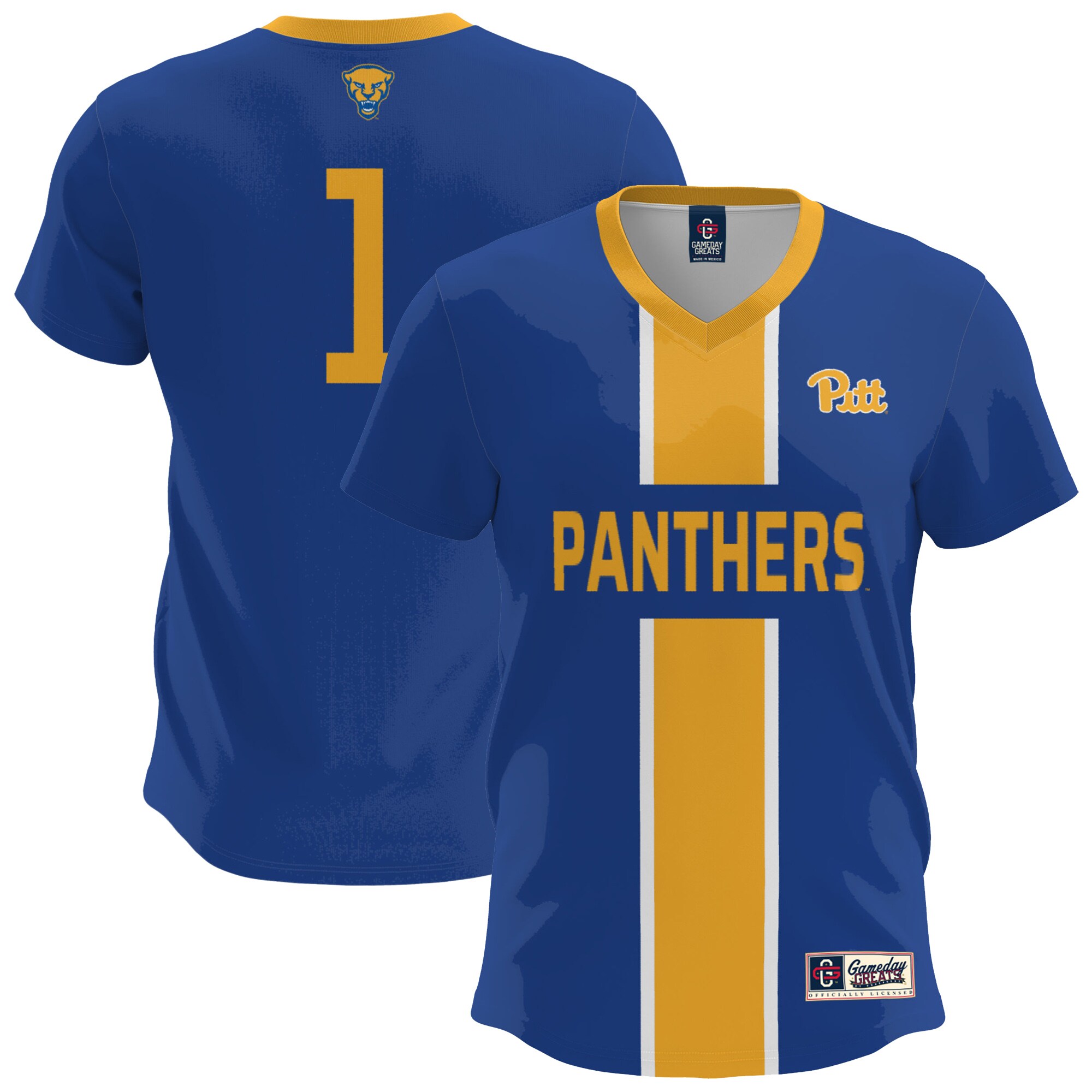  Pitt Panthers GameDay Greats Lightweight Soccer Fashion Jersey - Royal