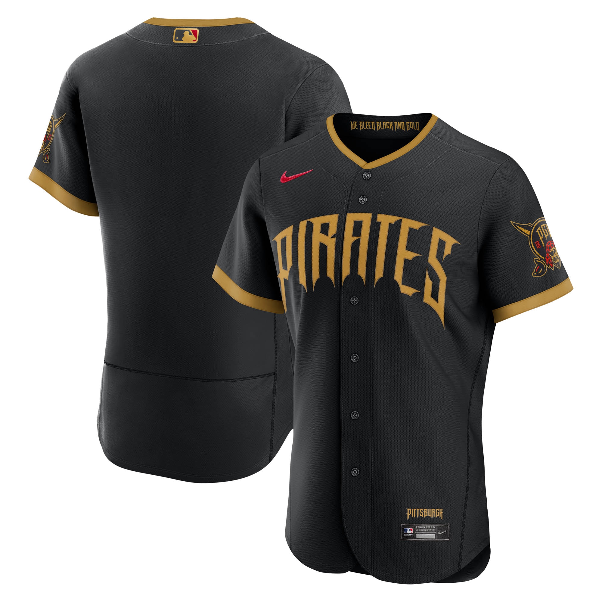  Pittsburgh Pirates 2026 City Connect Jersey - Black