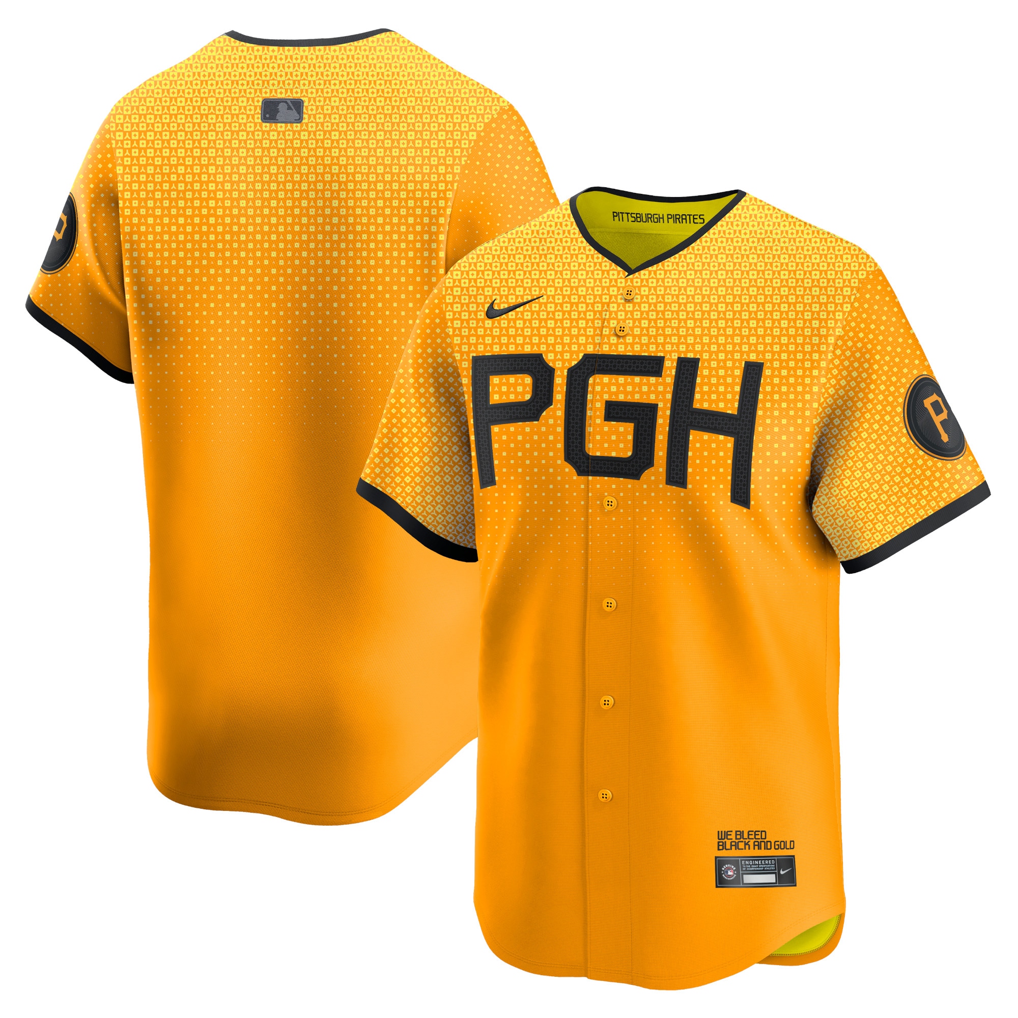  Pittsburgh Pirates City Connect Limited Jersey - Gold