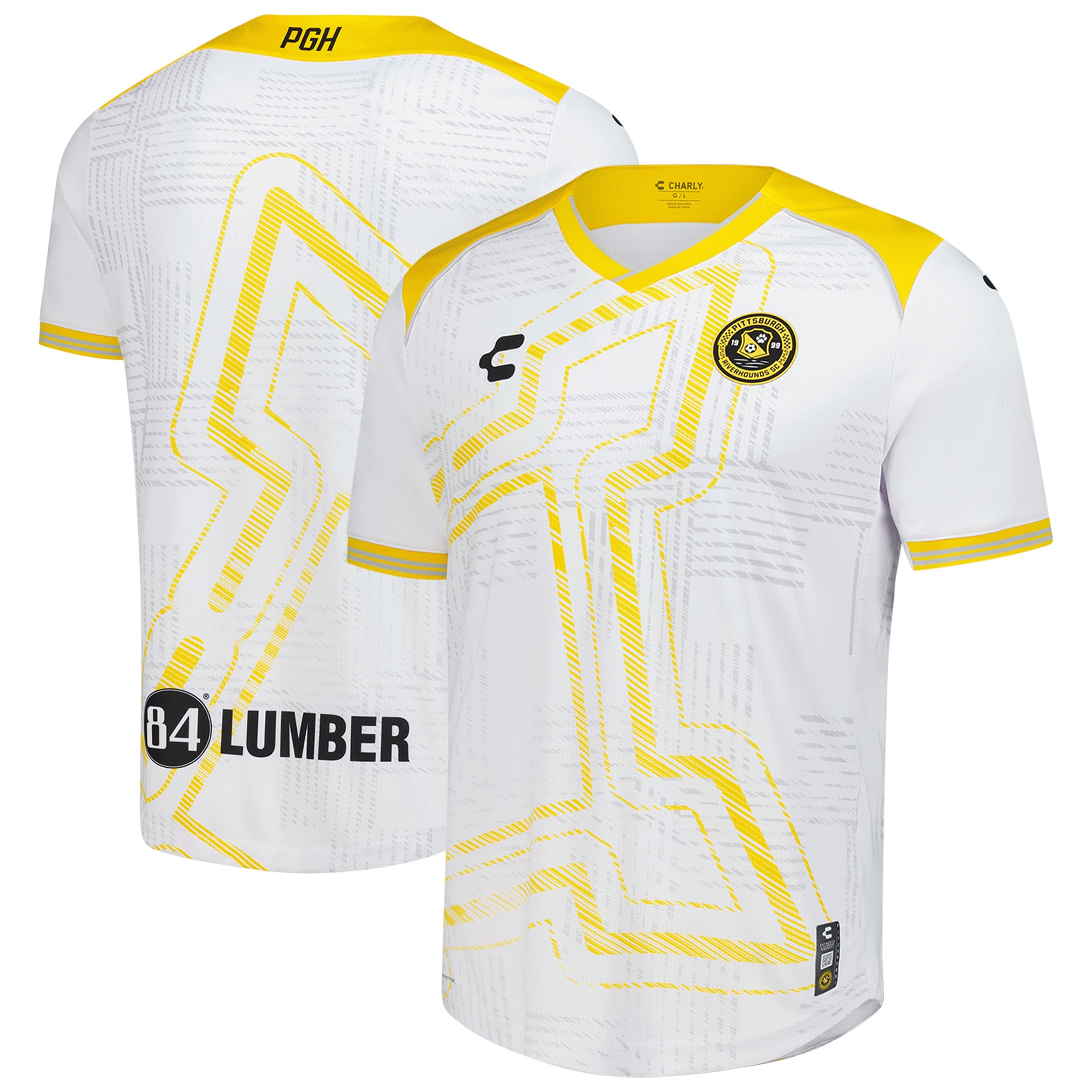 Pittsburgh Riverhounds SC Charly Third 2025/26 Jersey - White