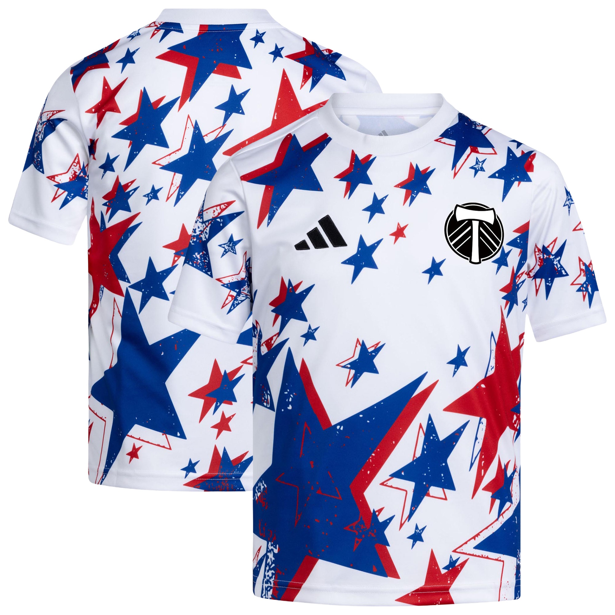  Portland Timbers Youth 2026 Americana Pre-Match Jersey - White