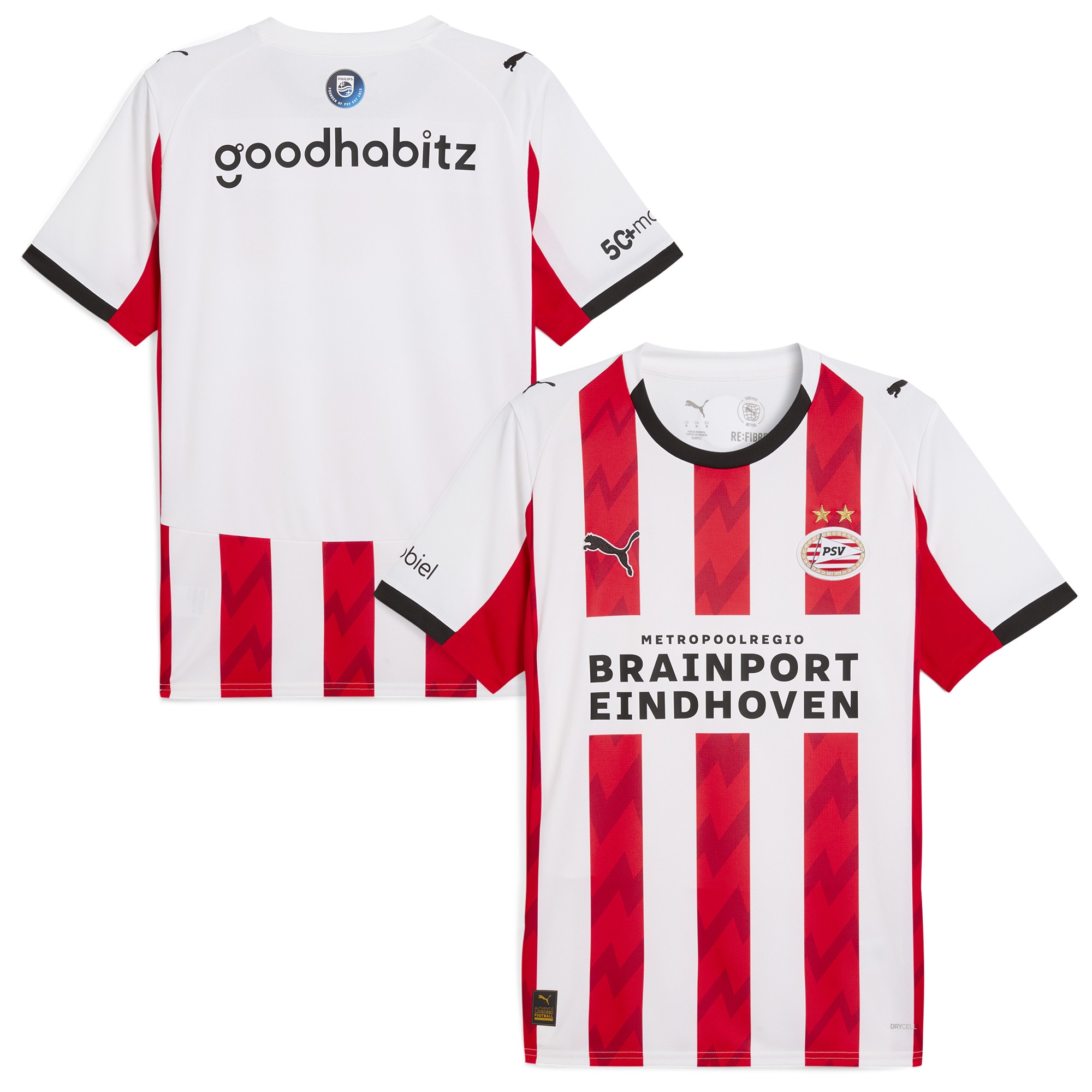  PSV Eindhoven Puma 2025/26 Home Jersey - White
