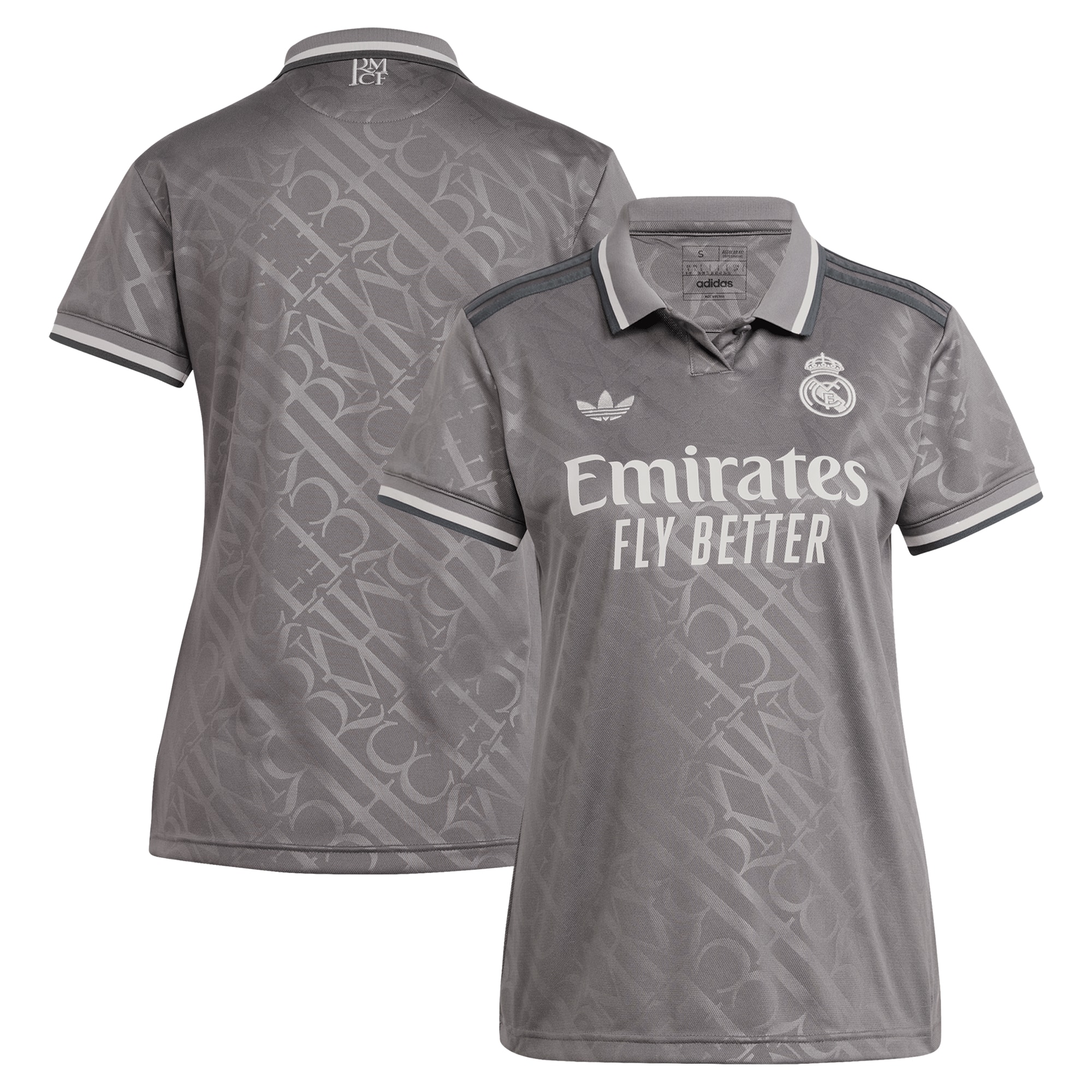 Real Madrid Originals Women's 2024/25 Third Jersey - Charcoal