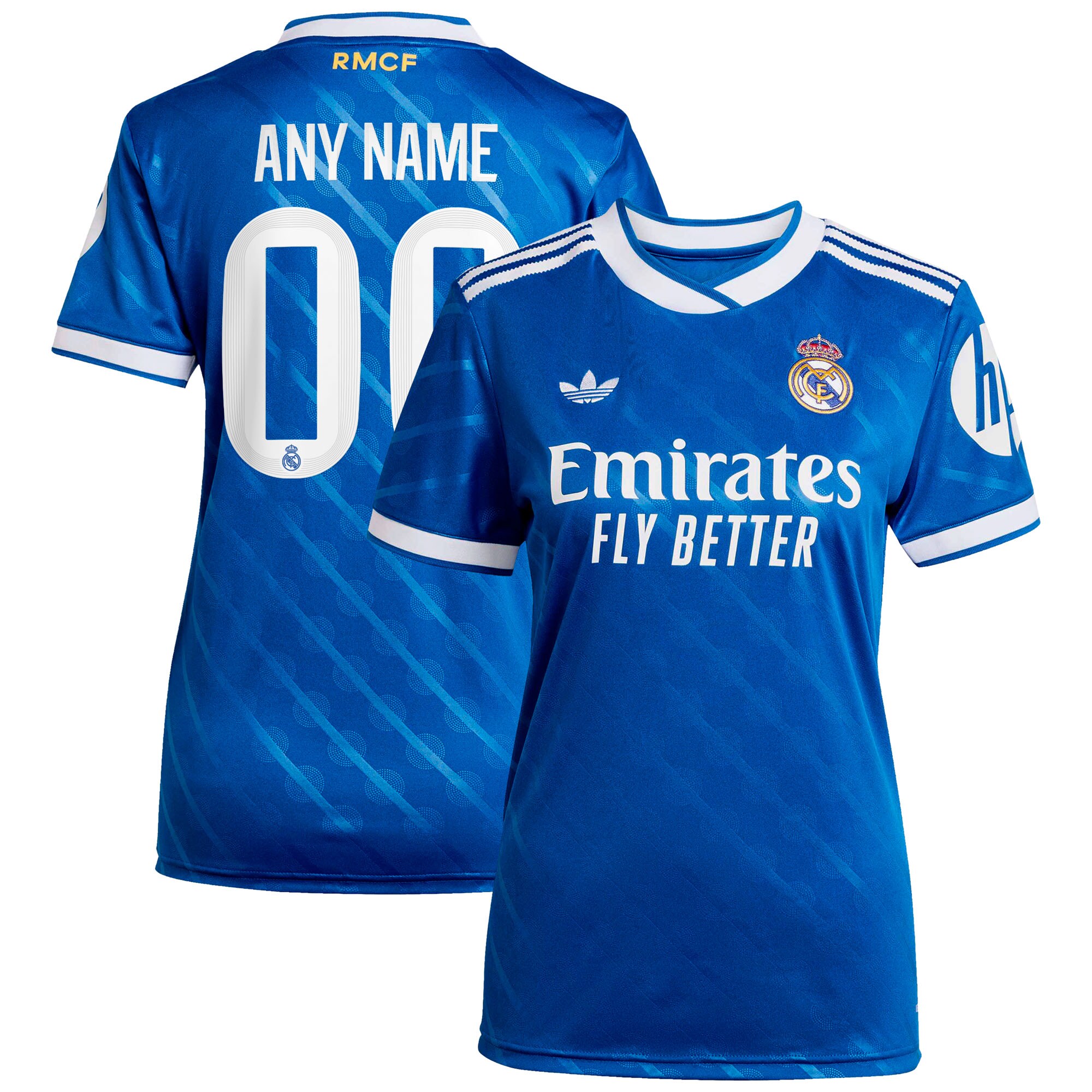  Real Madrid Women's 2025/26 Third Custom Jersey - Blue