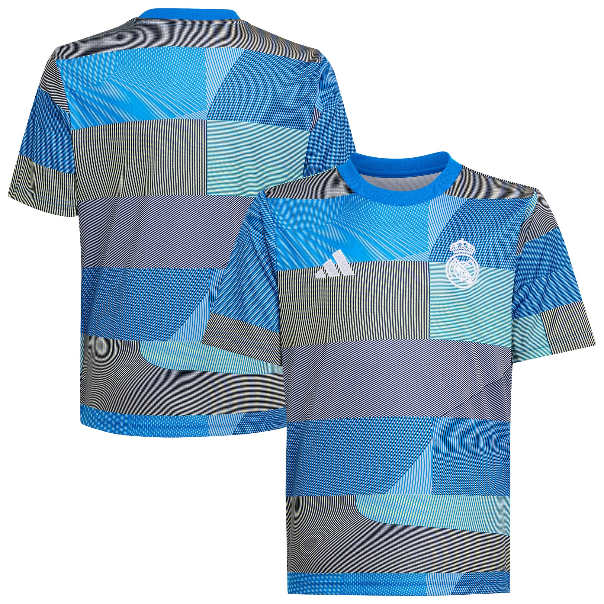  Real Madrid Youth 2025/26 Pre-Match AEROREADY Top - Blue