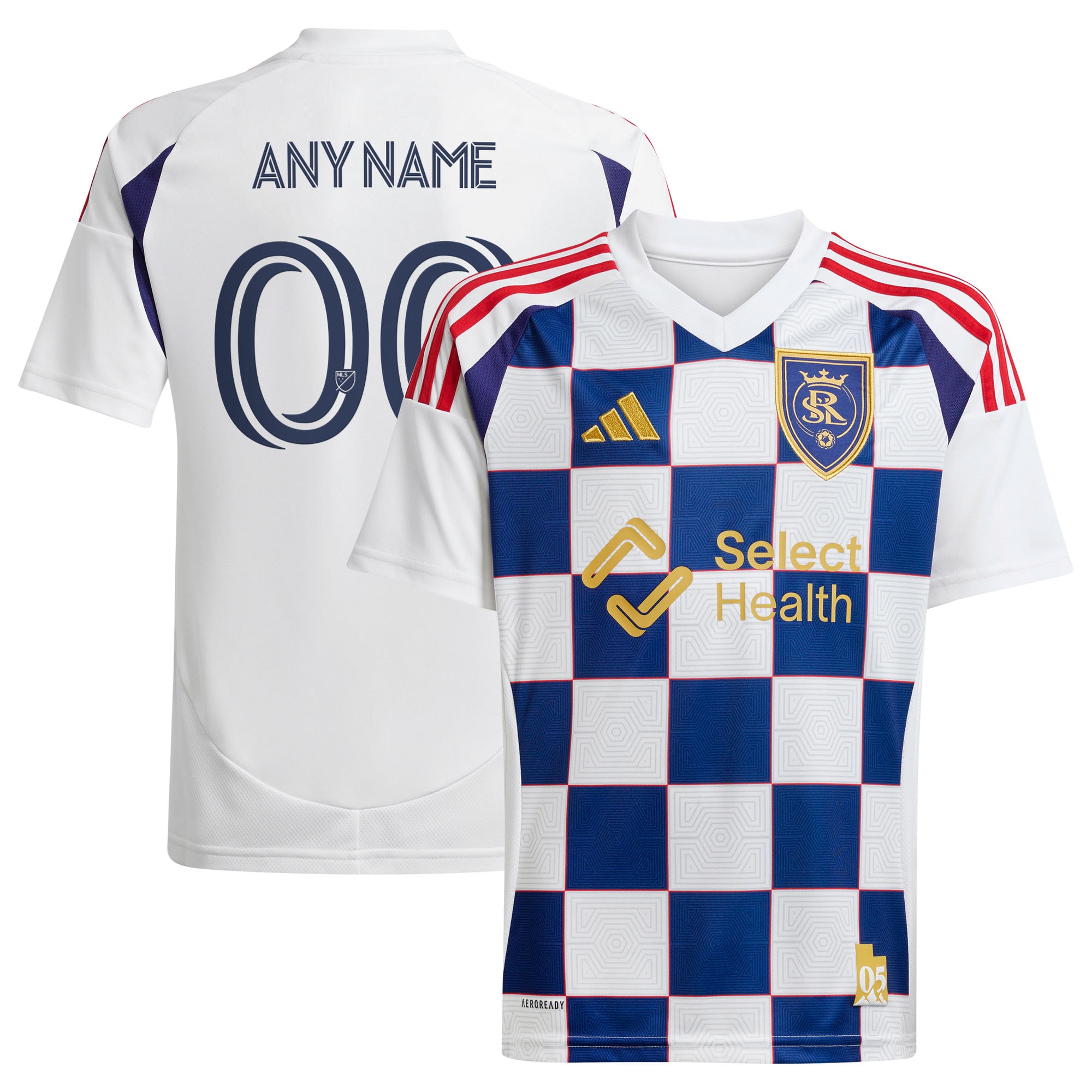  Real Salt Lake 2025 Grid City Custom Jersey - White