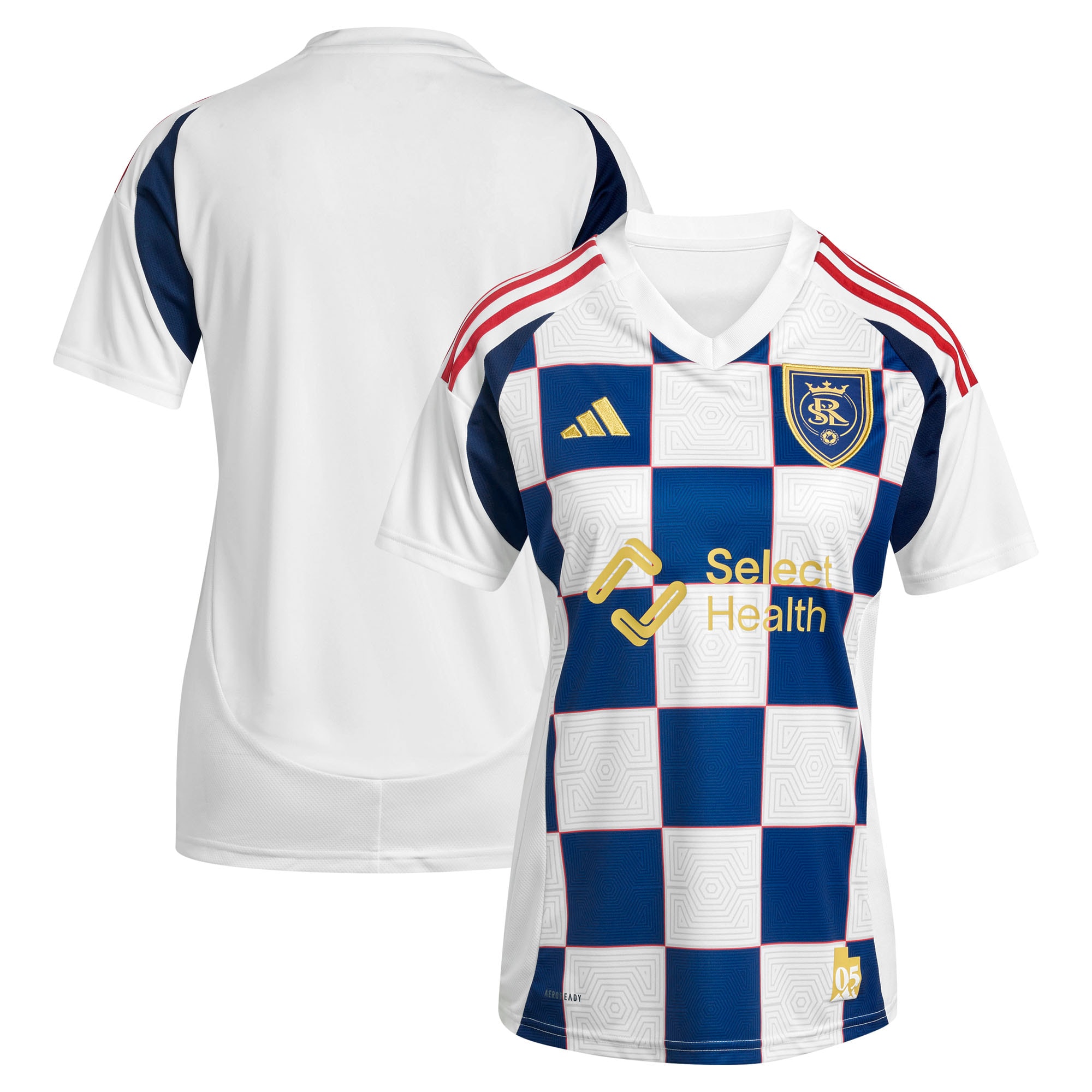  Real Salt Lake Women's 2025 Grid City Jersey - White