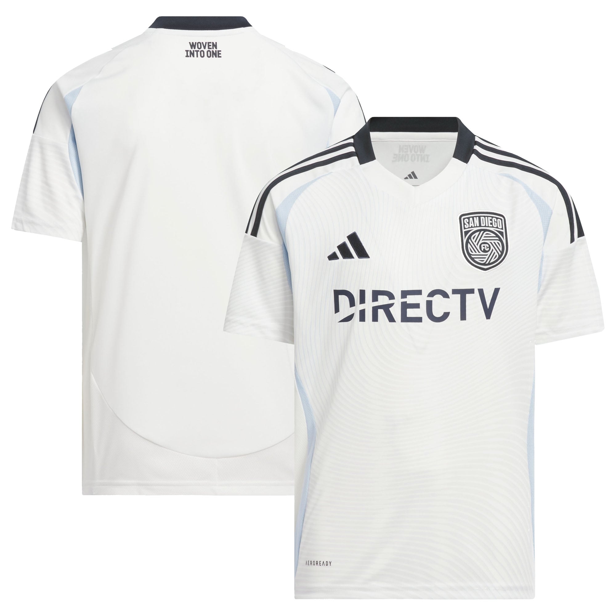  San Diego FC Youth 2025 Woven Into One Jersey - White