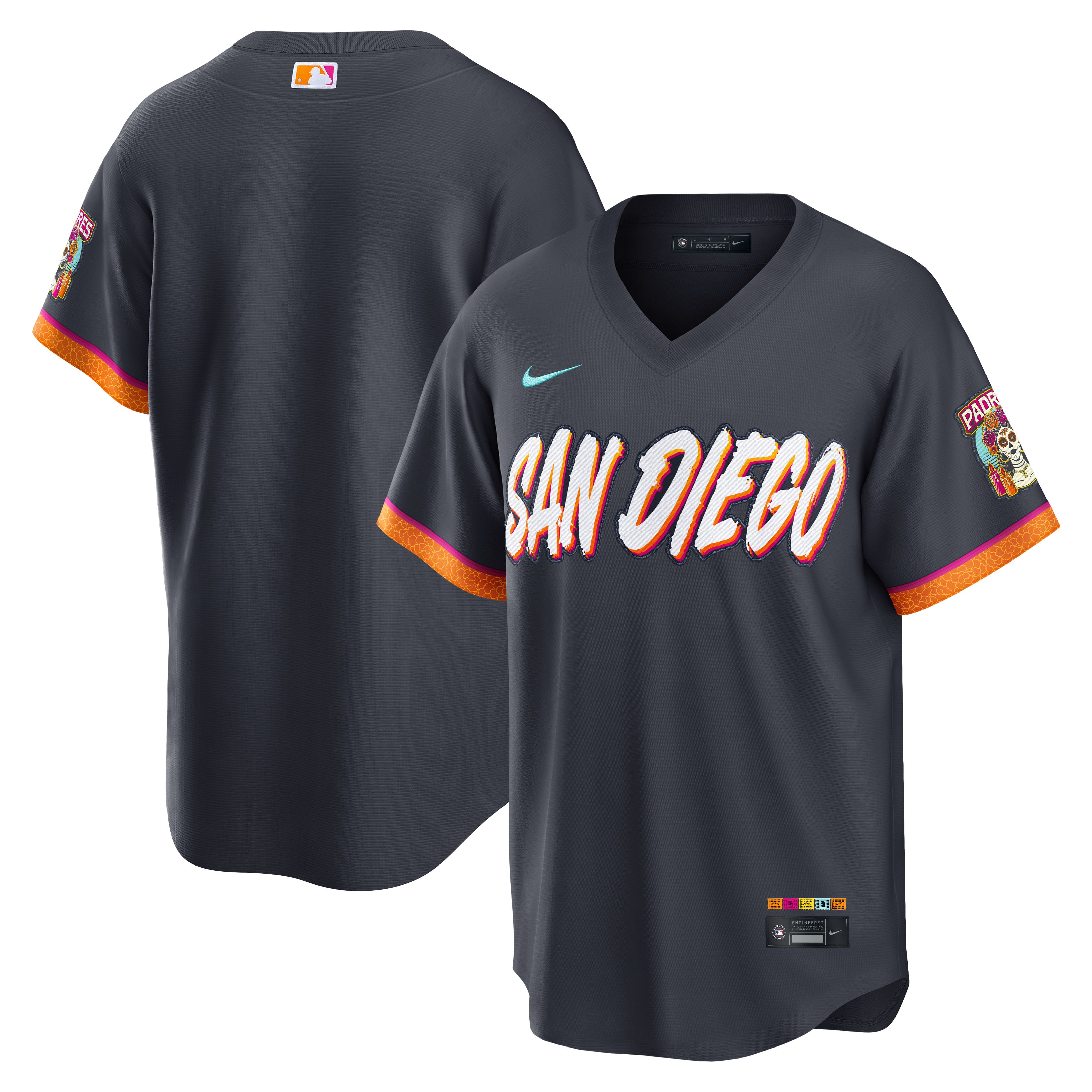  San Diego Padres 2026 City Connect Stadium Jersey - Obsidian