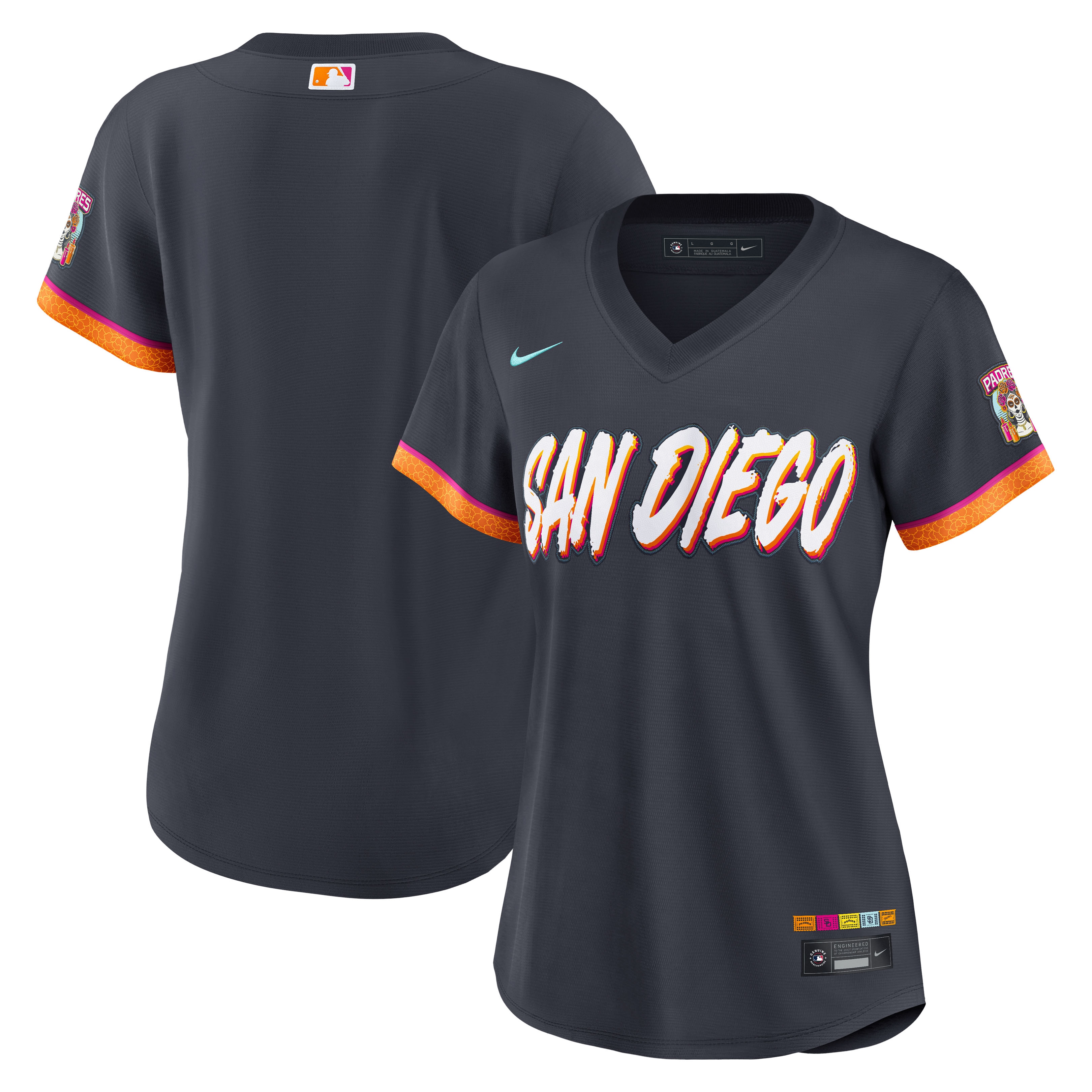  San Diego Padres Women's 2026 City Connect Stadium Jersey - Obsidian