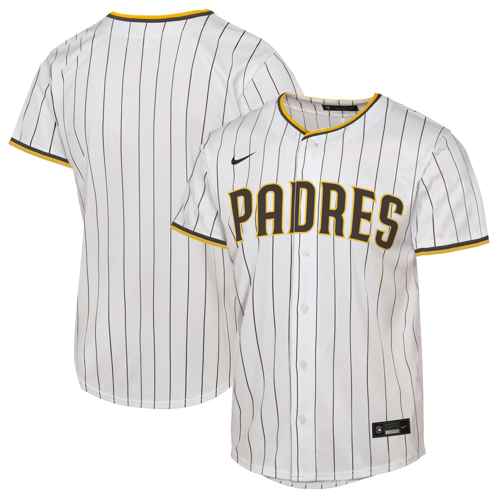  San Diego Padres Youth Home Jersey - White