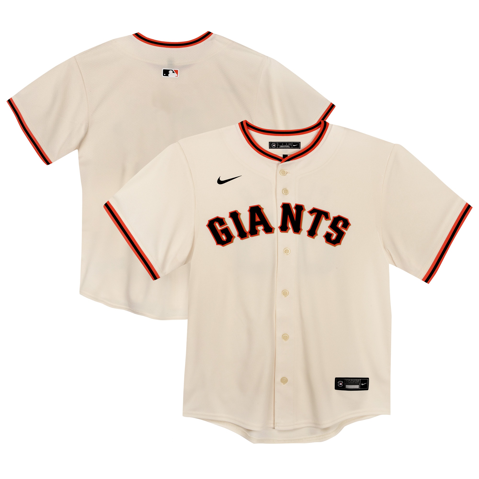 San Francisco Giants Toddler Home Game Jersey - Cream