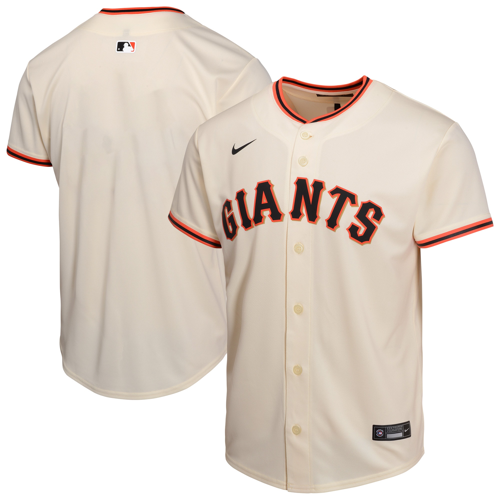  San Francisco Giants Youth Home Game Jersey - Cream