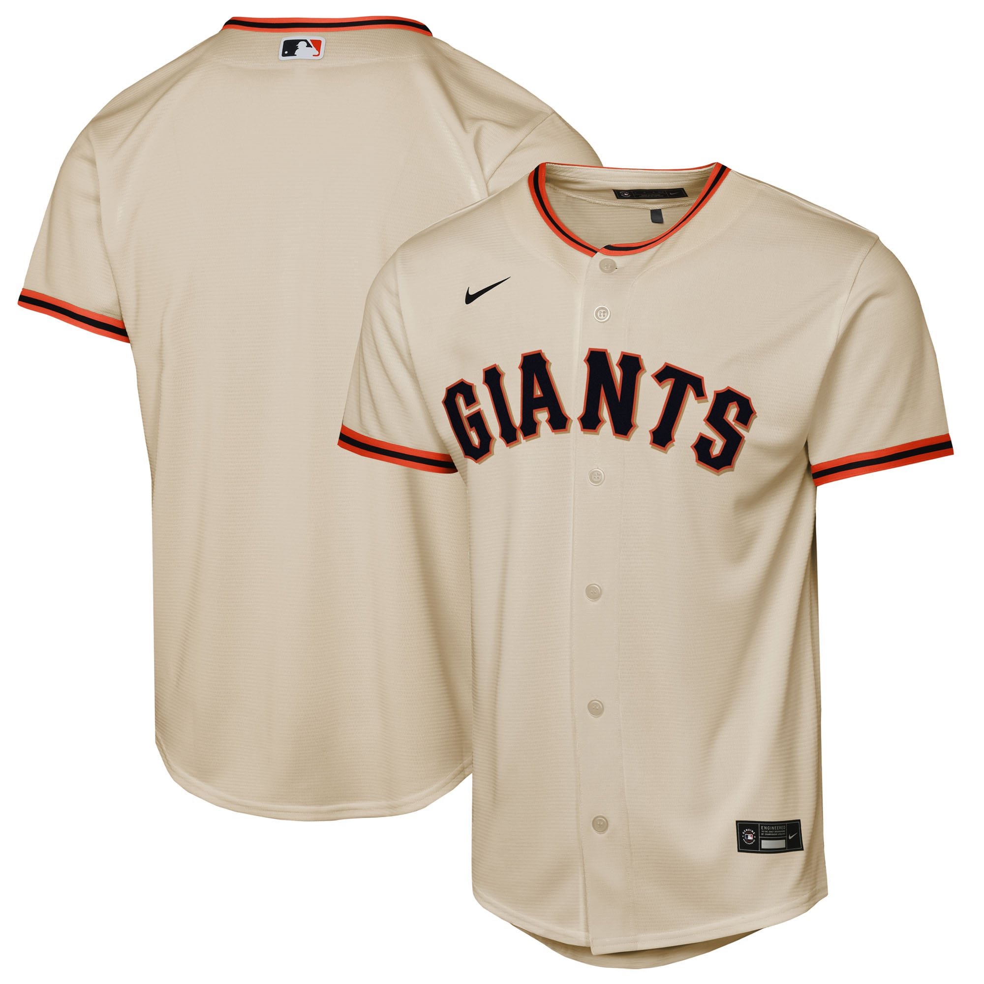  San Francisco Giants Youth Home Jersey - Cream