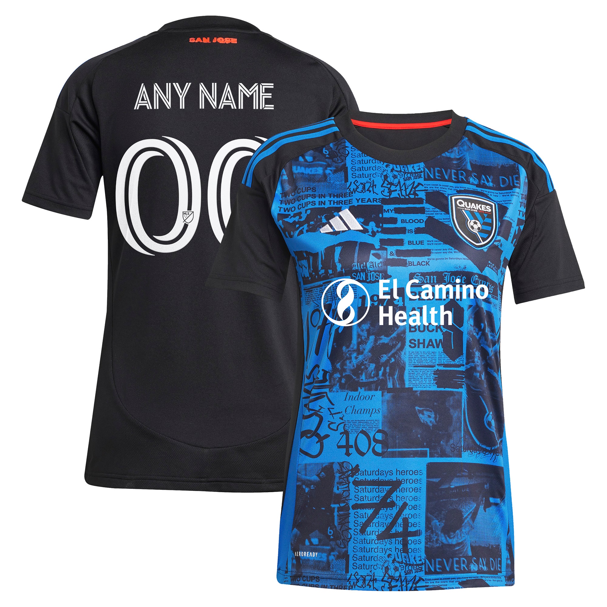  San Jose Earthquakes Women's 2025 Headliner Custom Jersey