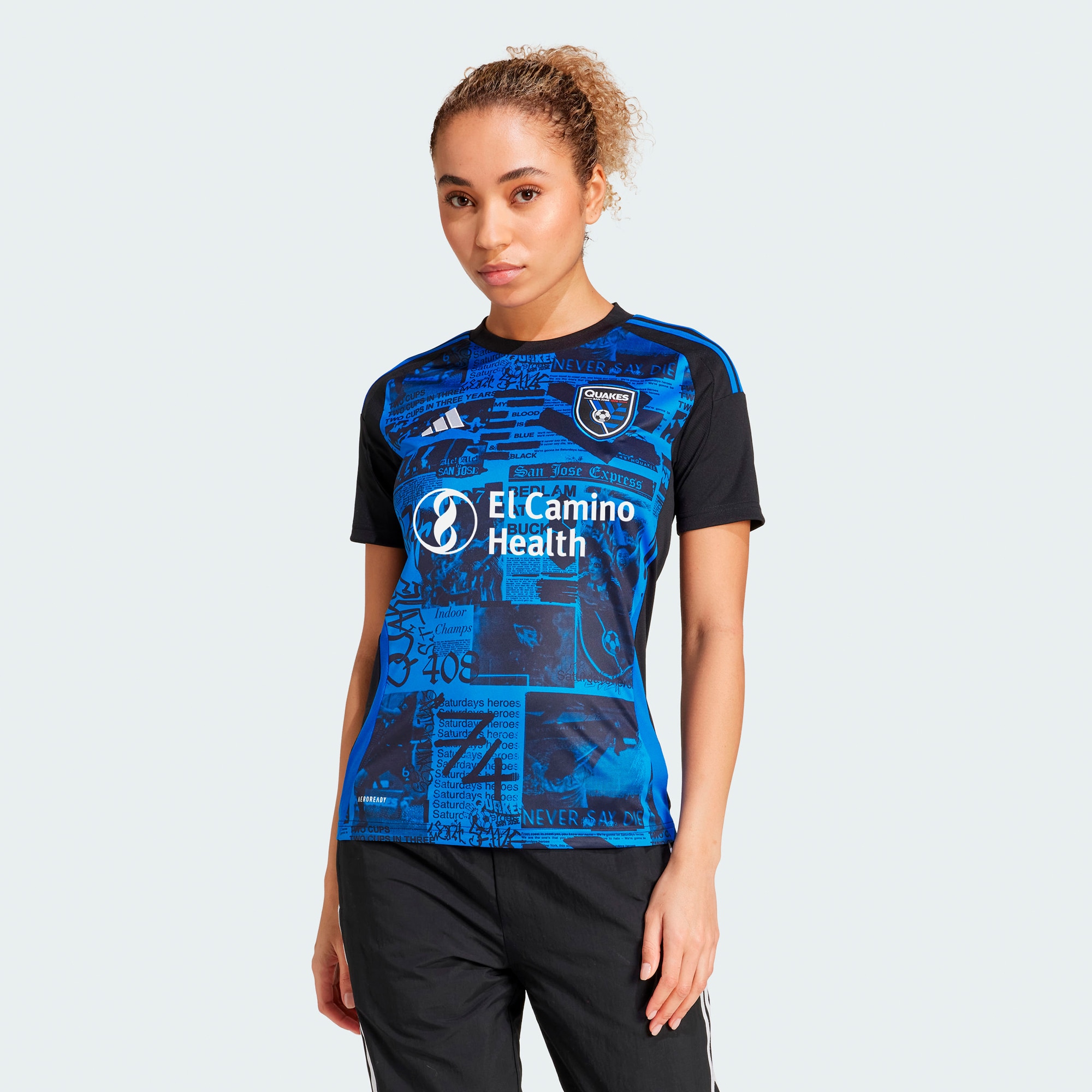  San Jose Earthquakes Women's 2025 Headliner Jersey - Black