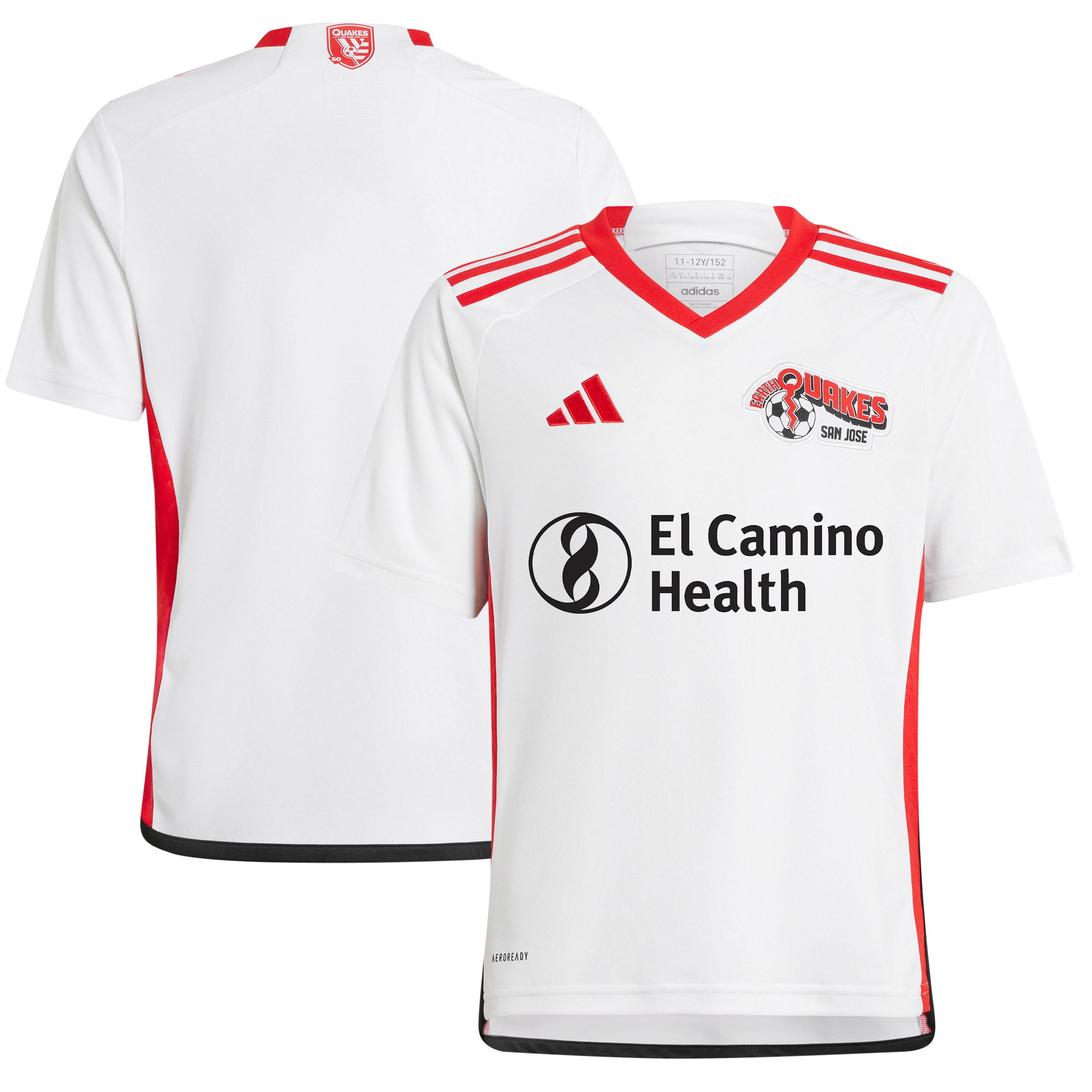  San Jose Earthquakes Youth 2025 The 50 Kit Jersey - White
