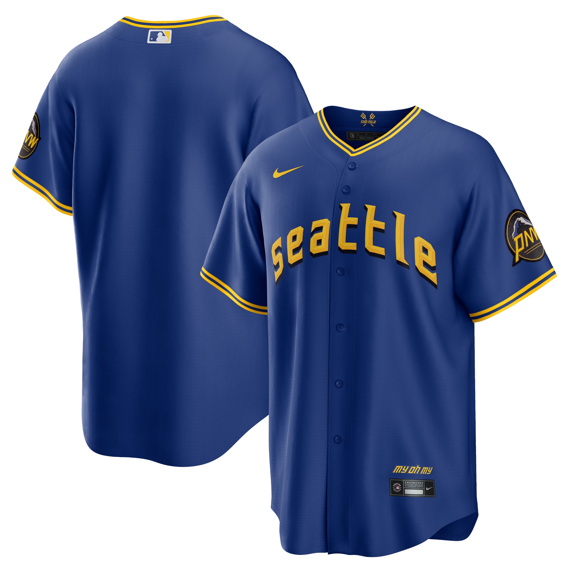  Seattle Mariners City Connect Jersey - Royal