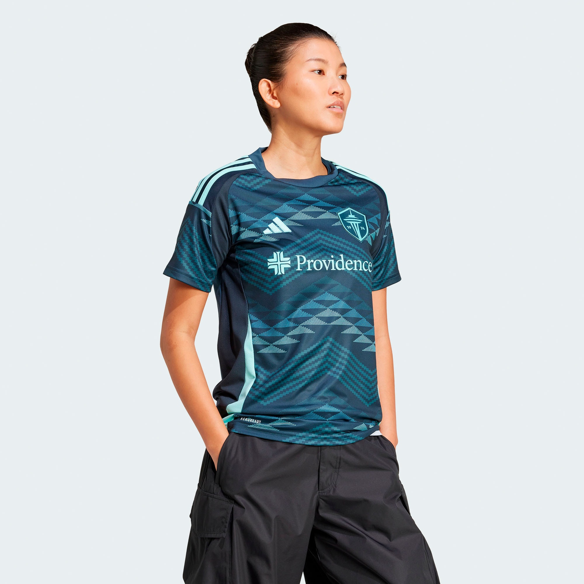  Seattle Sounders FC Women's 2025 The Salish Sea Kit Jersey - Blue