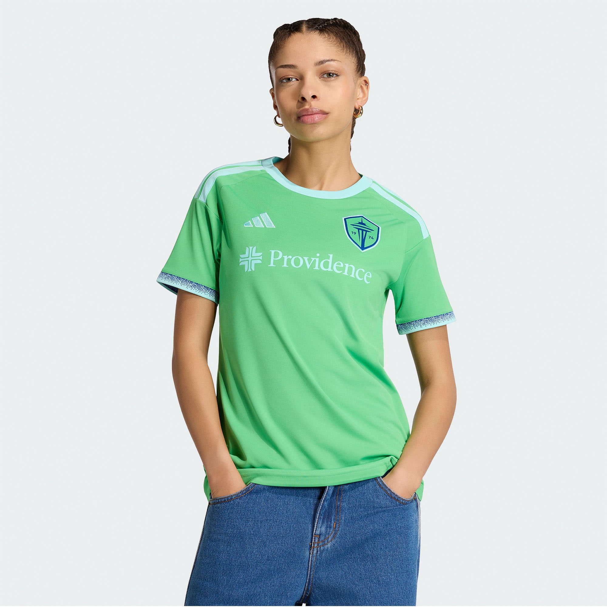  Seattle Sounders FC Women's 2026 The Evergreen State Kit Jersey - Rave Green