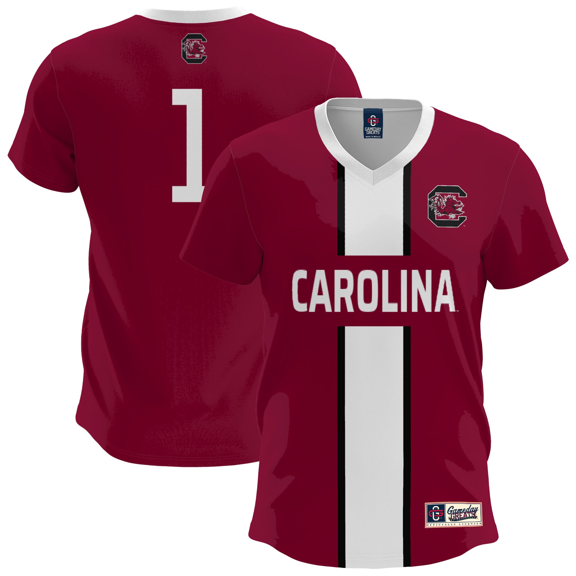  South Carolina Gamecocks GameDay Greats Lightweight Soccer Fashion Jersey - Garnet