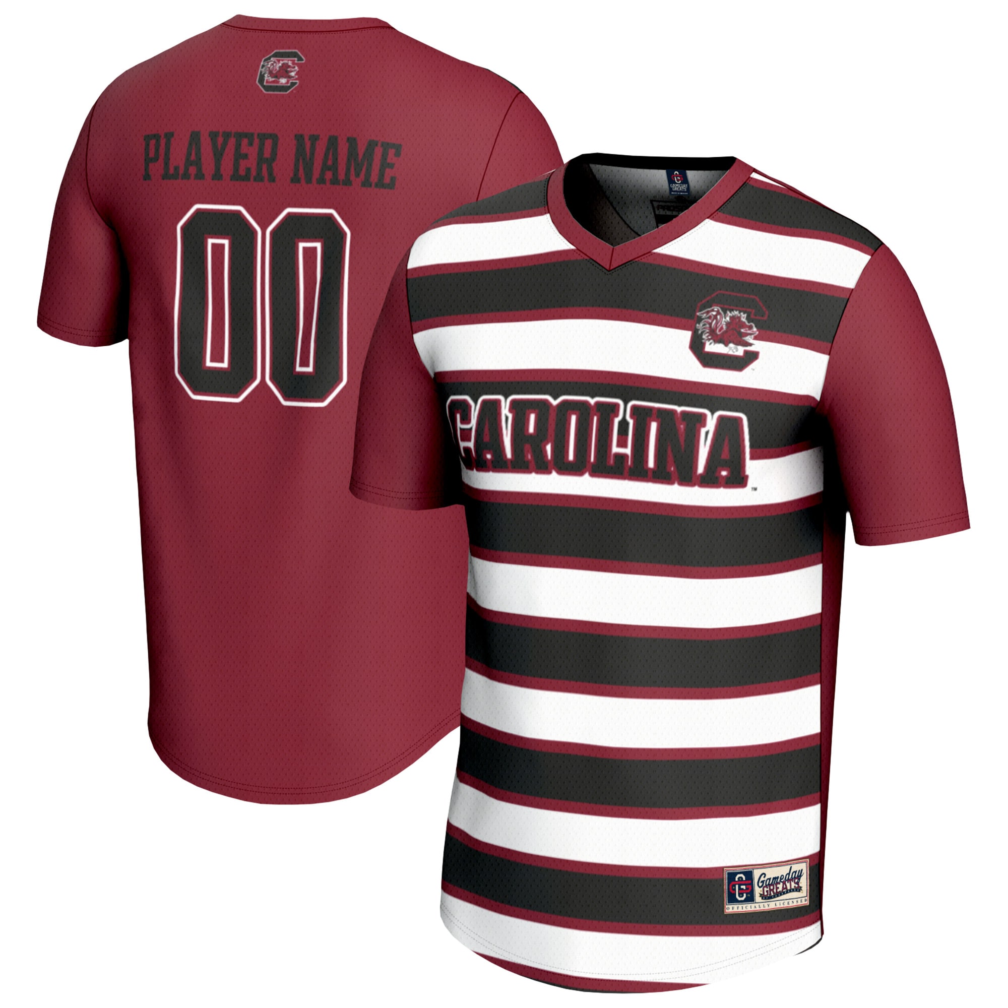  South Carolina Gamecocks GameDay Greats Youth Collegiate Men's Soccer NIL Pick-A-Player Fashion Jersey - Garnet/Black