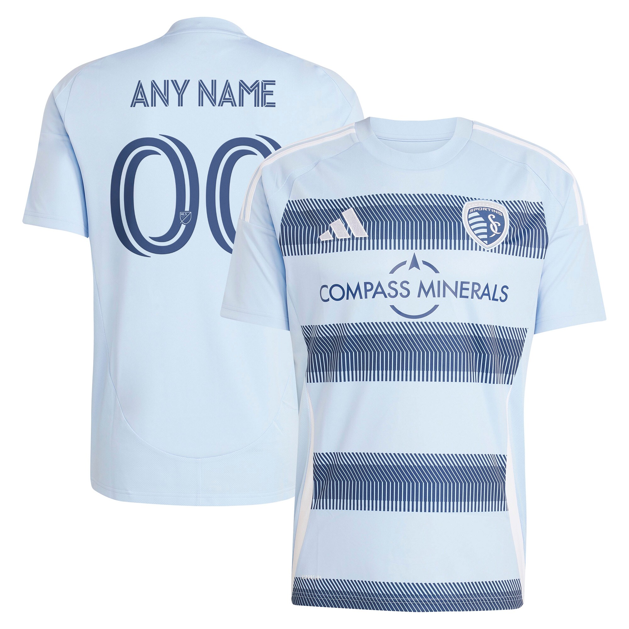  Sporting Kansas City adidas 2025 One KC Replica Custom Jersey - Light Blue