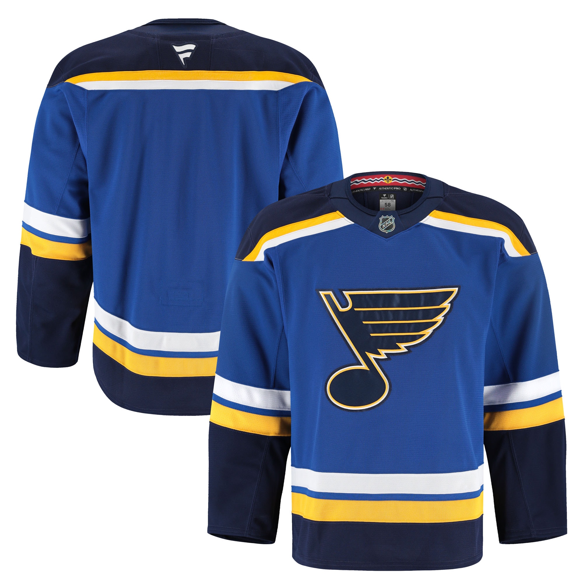  St. Louis Blues Fanatics Home Pro Jersey