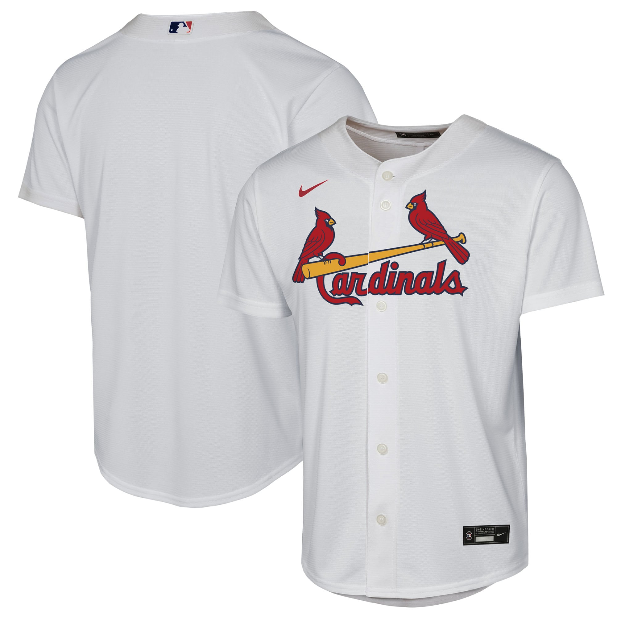  St. Louis Cardinals Youth Home Jersey - White