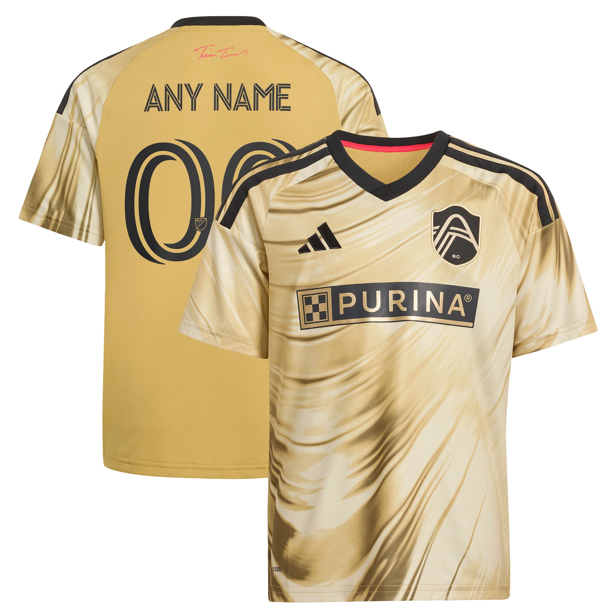  St. Louis CITY SC Youth 2026 The Tina Turner Kit Custom Jersey – Yellow