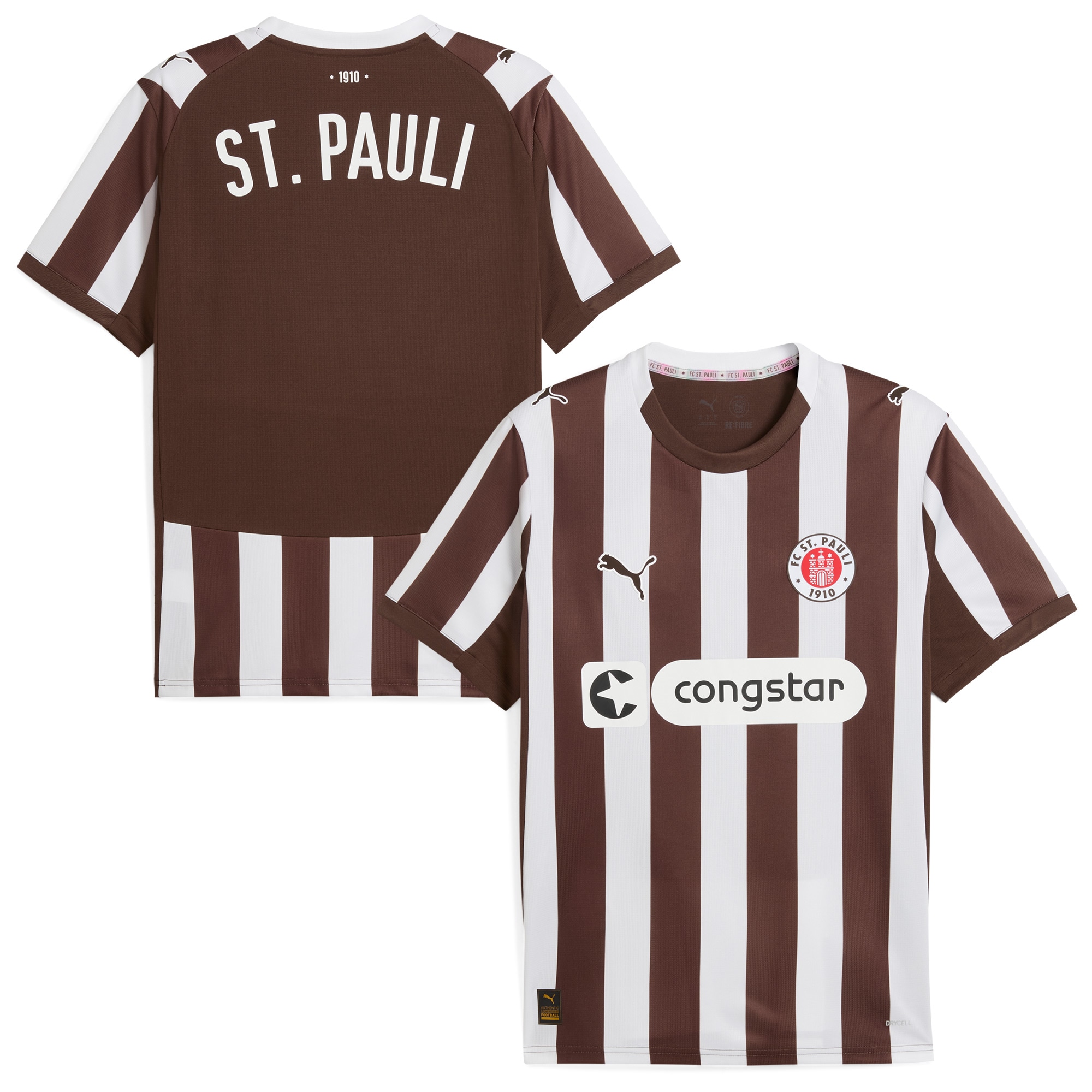  St. Pauli Puma 2025/26 Home Jersey