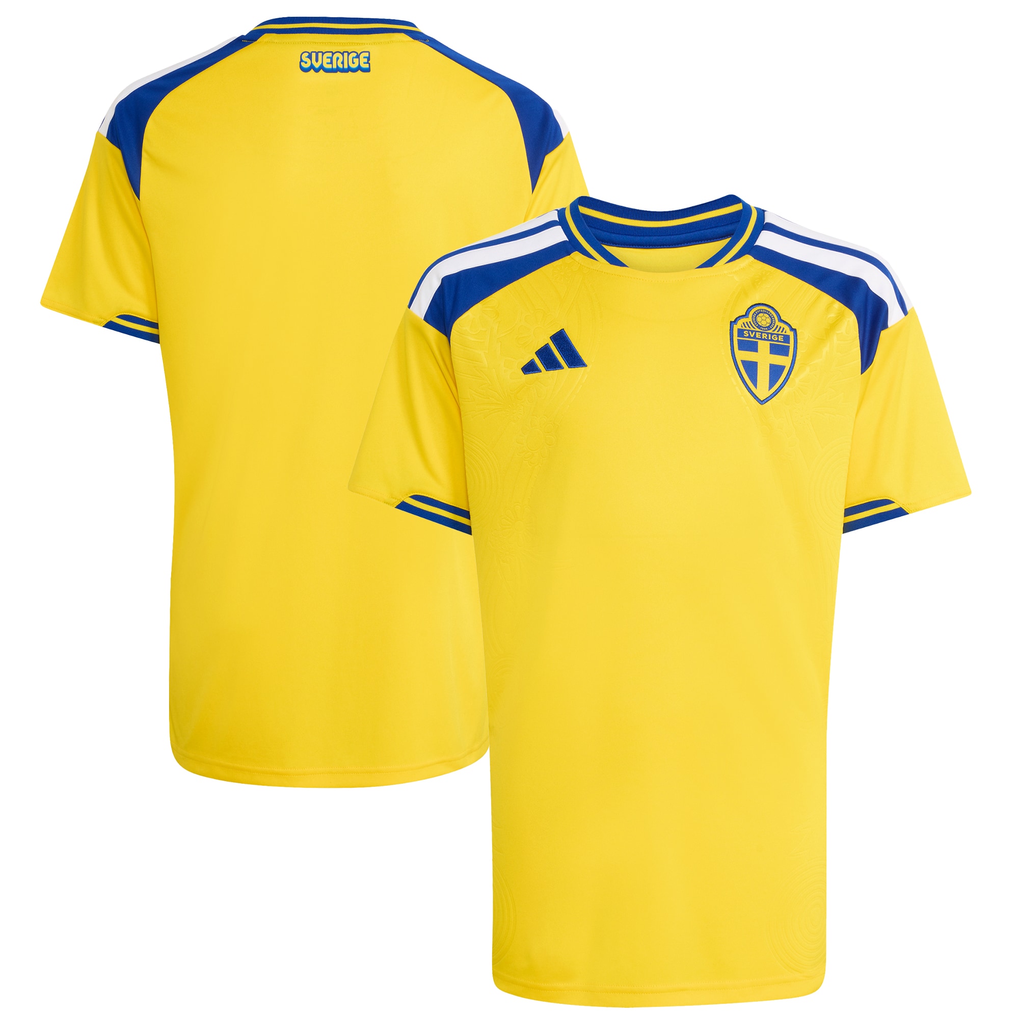  Sweden National Team Youth FIFA x World Cup 2026 Home Jersey - Yellow