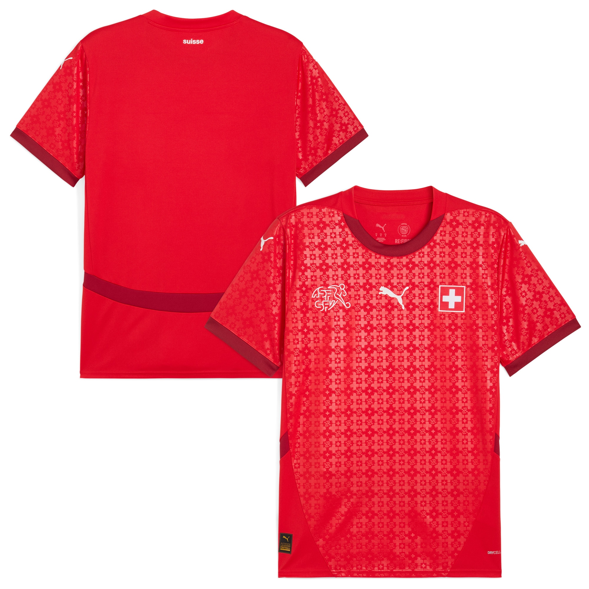  Switzerland National Team Puma 2025 Home Jersey - Red