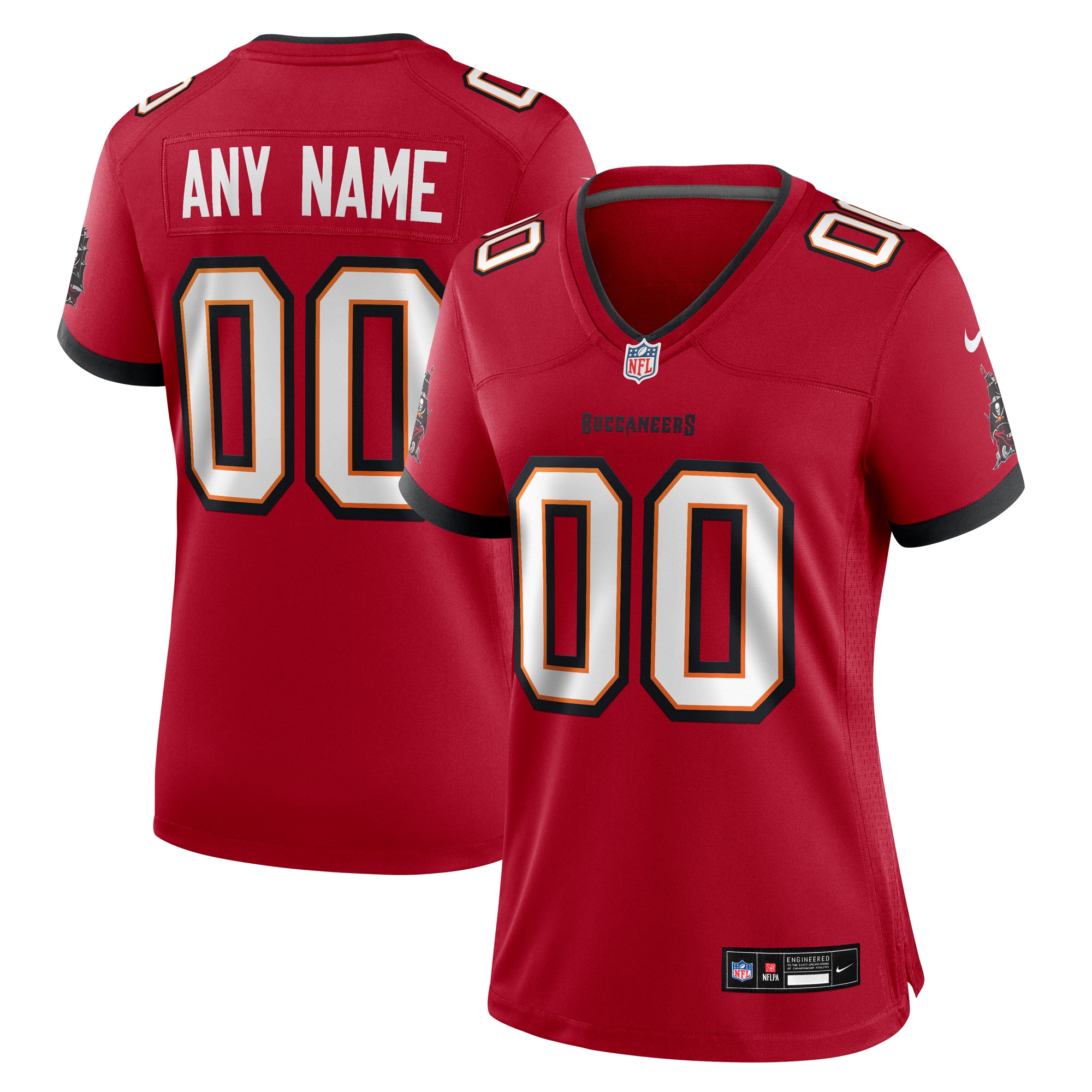  Tampa Bay Buccaneers Women's Custom Game Jersey