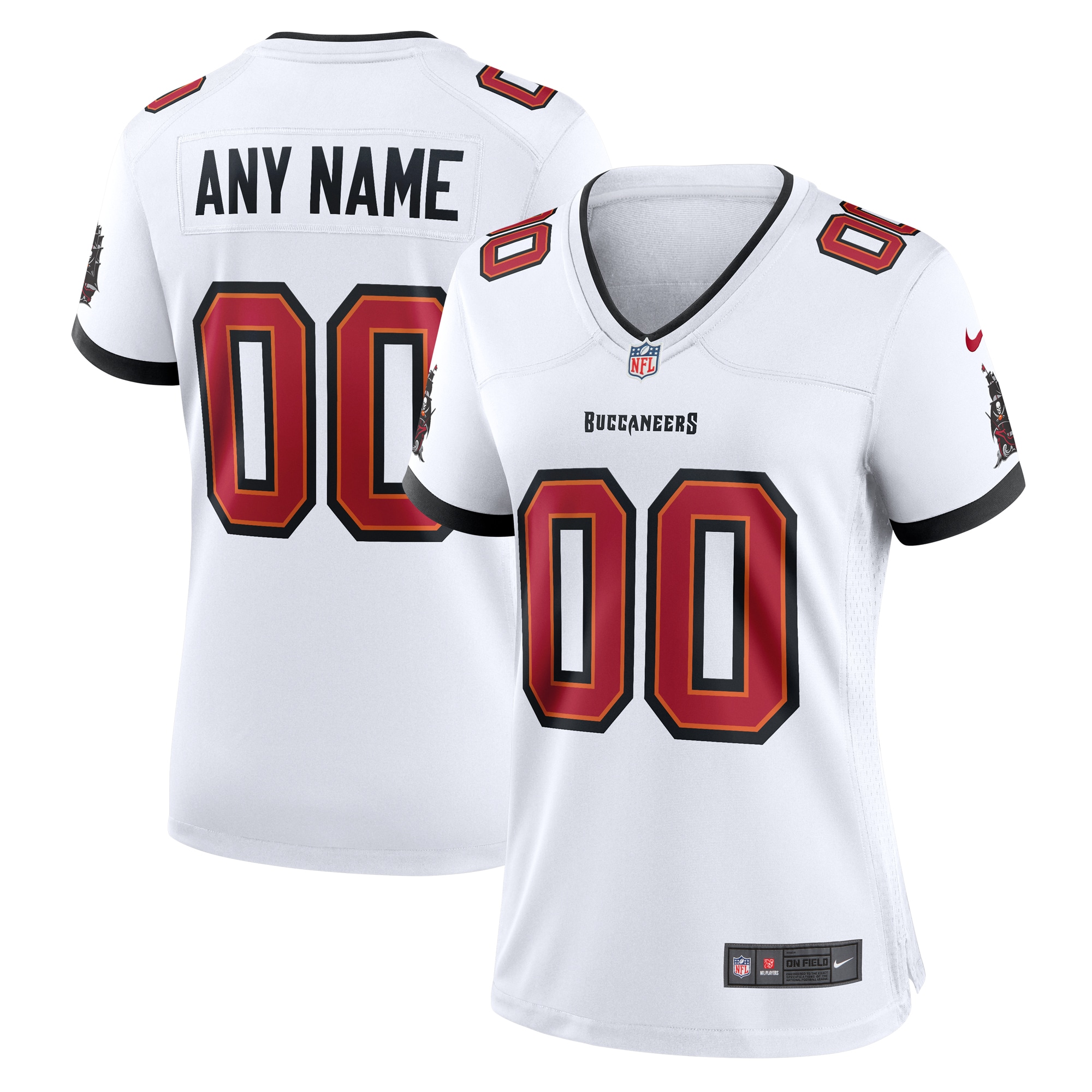  Tampa Bay Buccaneers Women's Custom Game Jersey