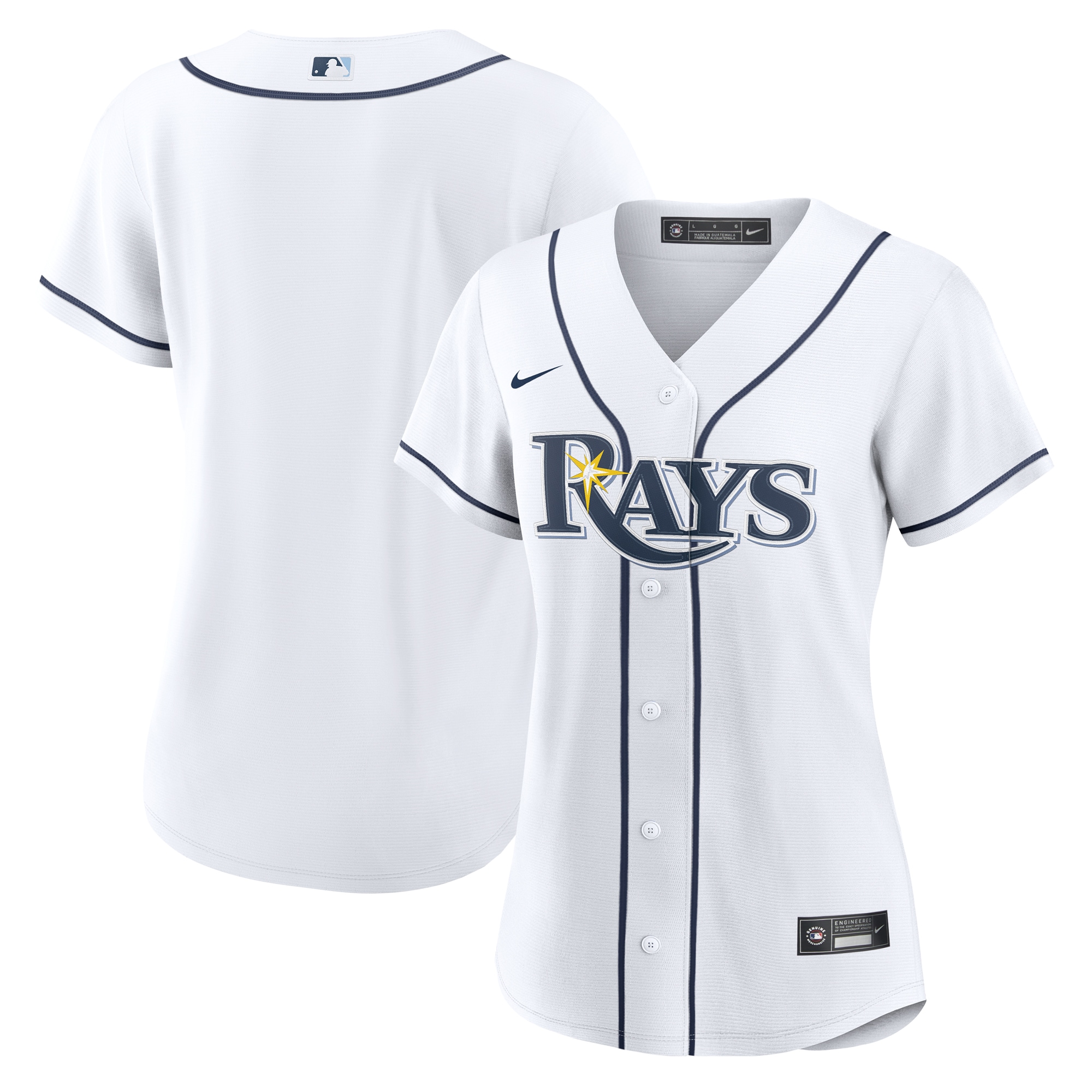  Tampa Bay Rays Women's Home 2.0 Jersey - White