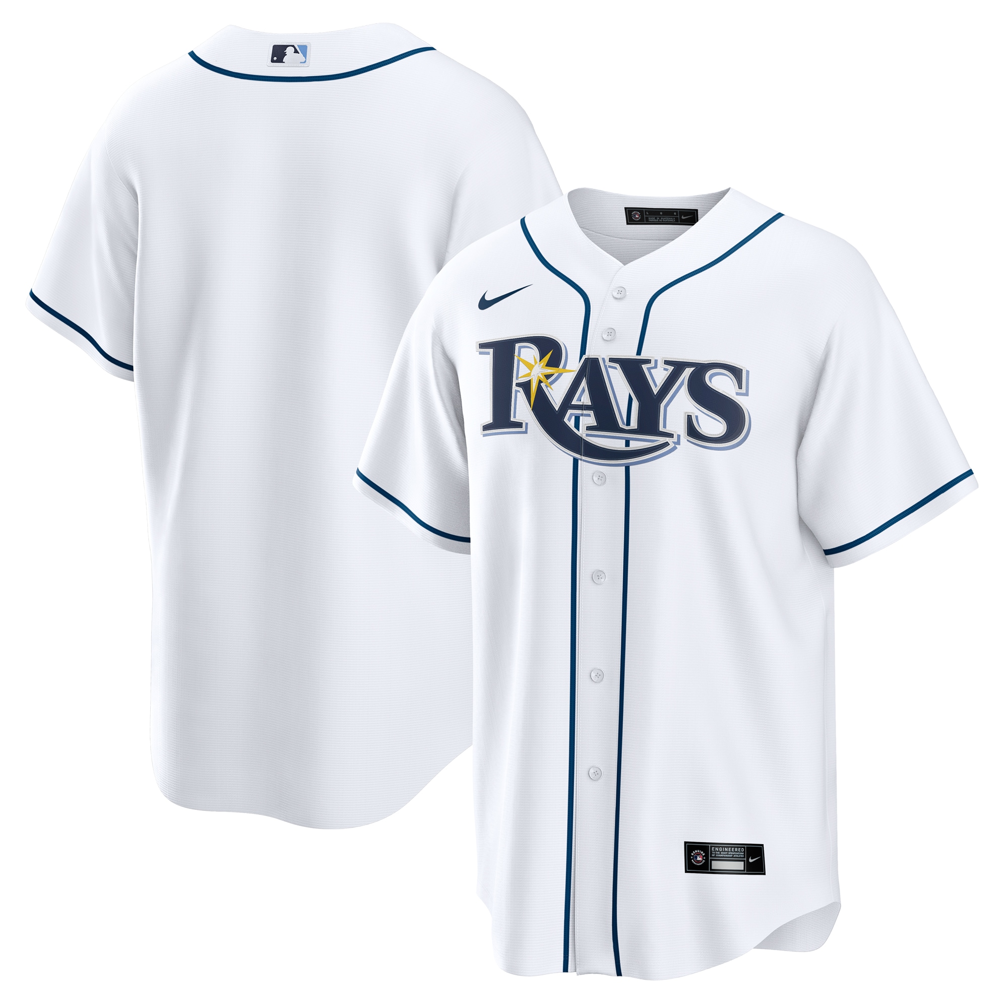  Tampa Bay Rays Youth Home Jersey - White