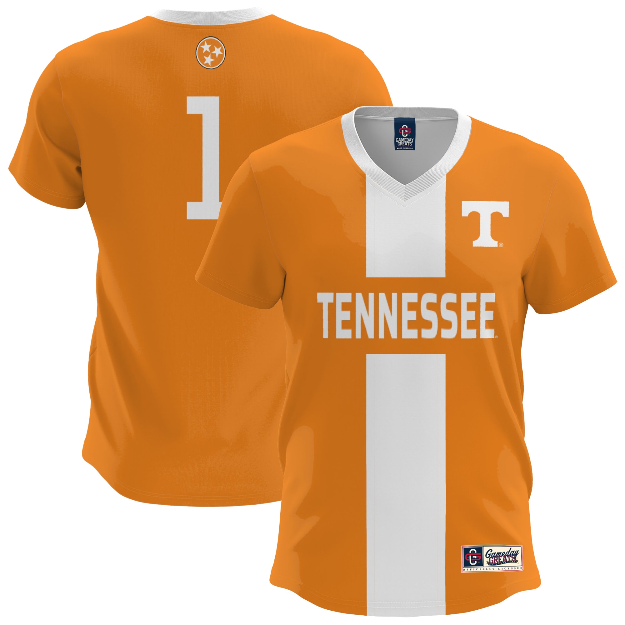  Tennessee Volunteers GameDay Greats Lightweight Soccer Fashion Jersey - Orange
