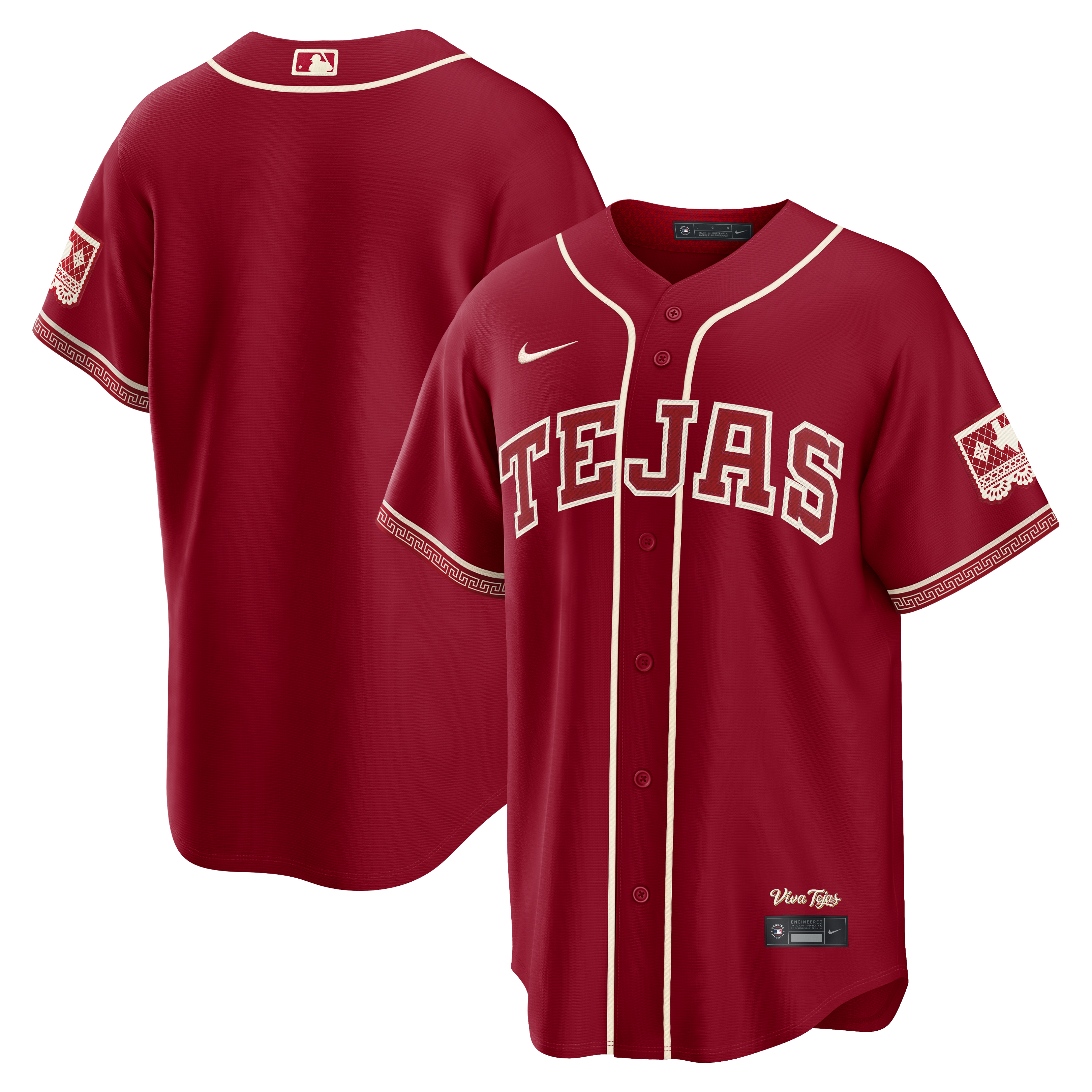  Texas Rangers 2026 City Connect Stadium Jersey - Red