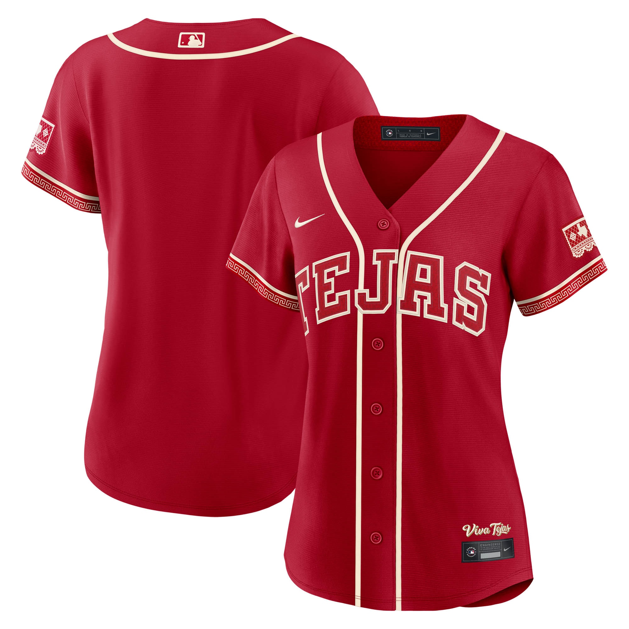  Texas Rangers Women's 2026 City Connect Stadium Jersey - Red