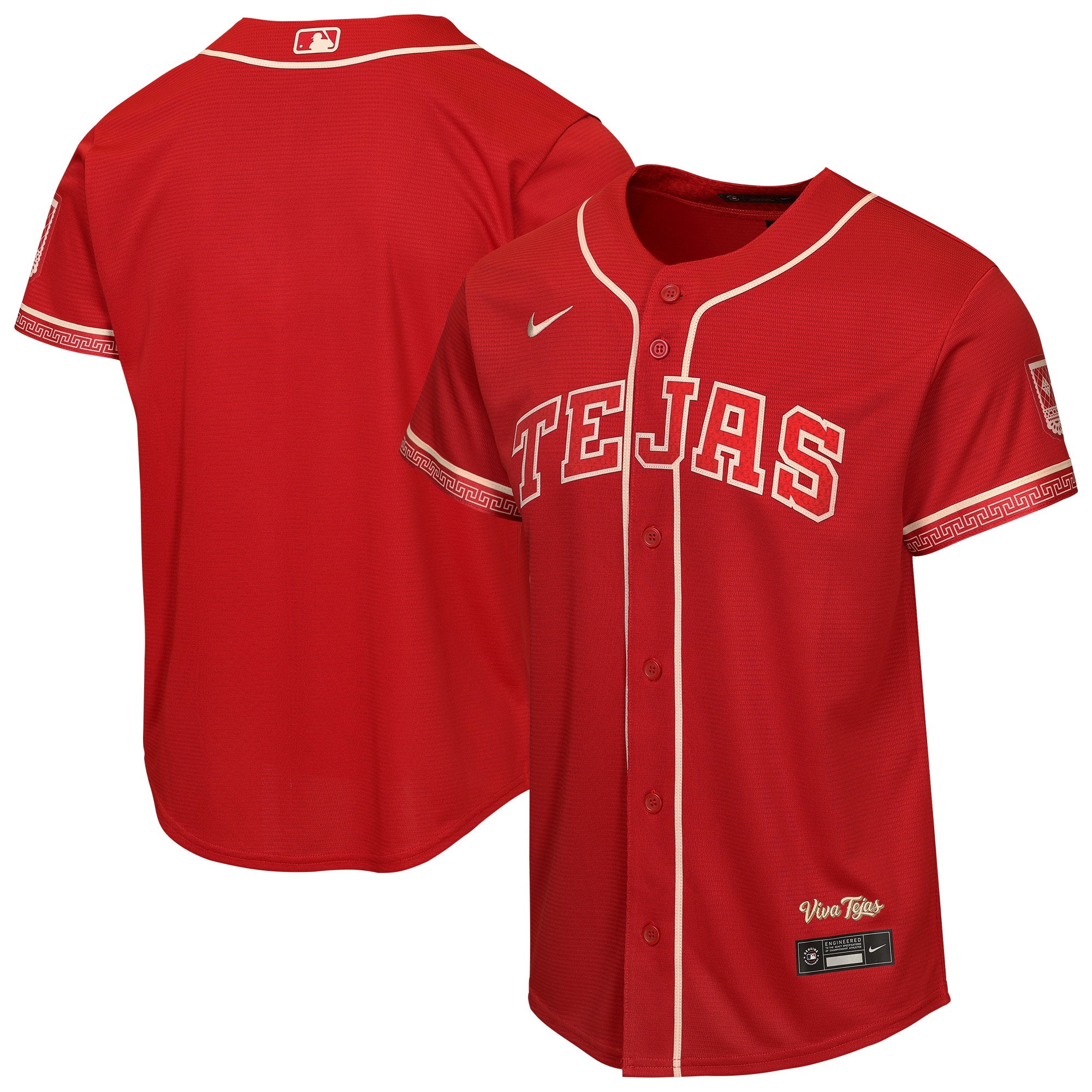 Texas Rangers Youth 2026 City Connect Stadium Jersey - Red
