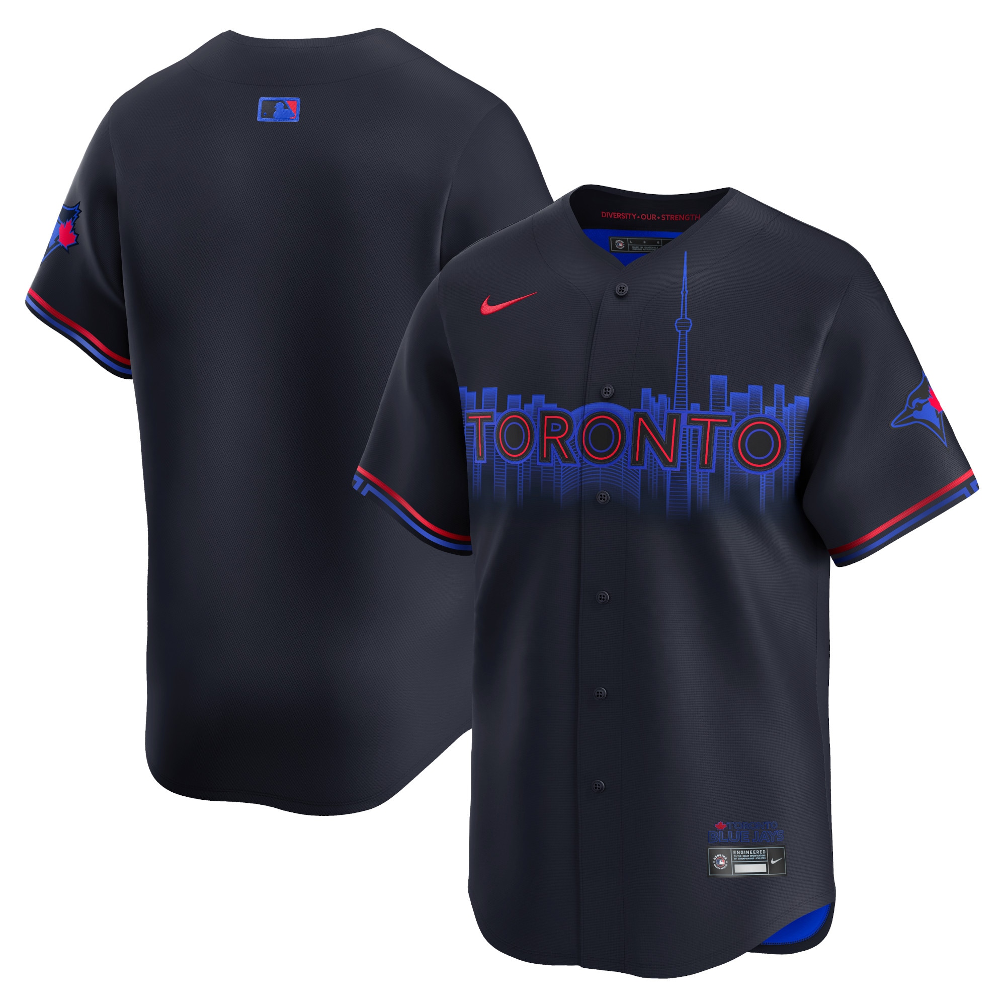  Toronto Blue Jays 2024 City Connect Limited Jersey - Navy