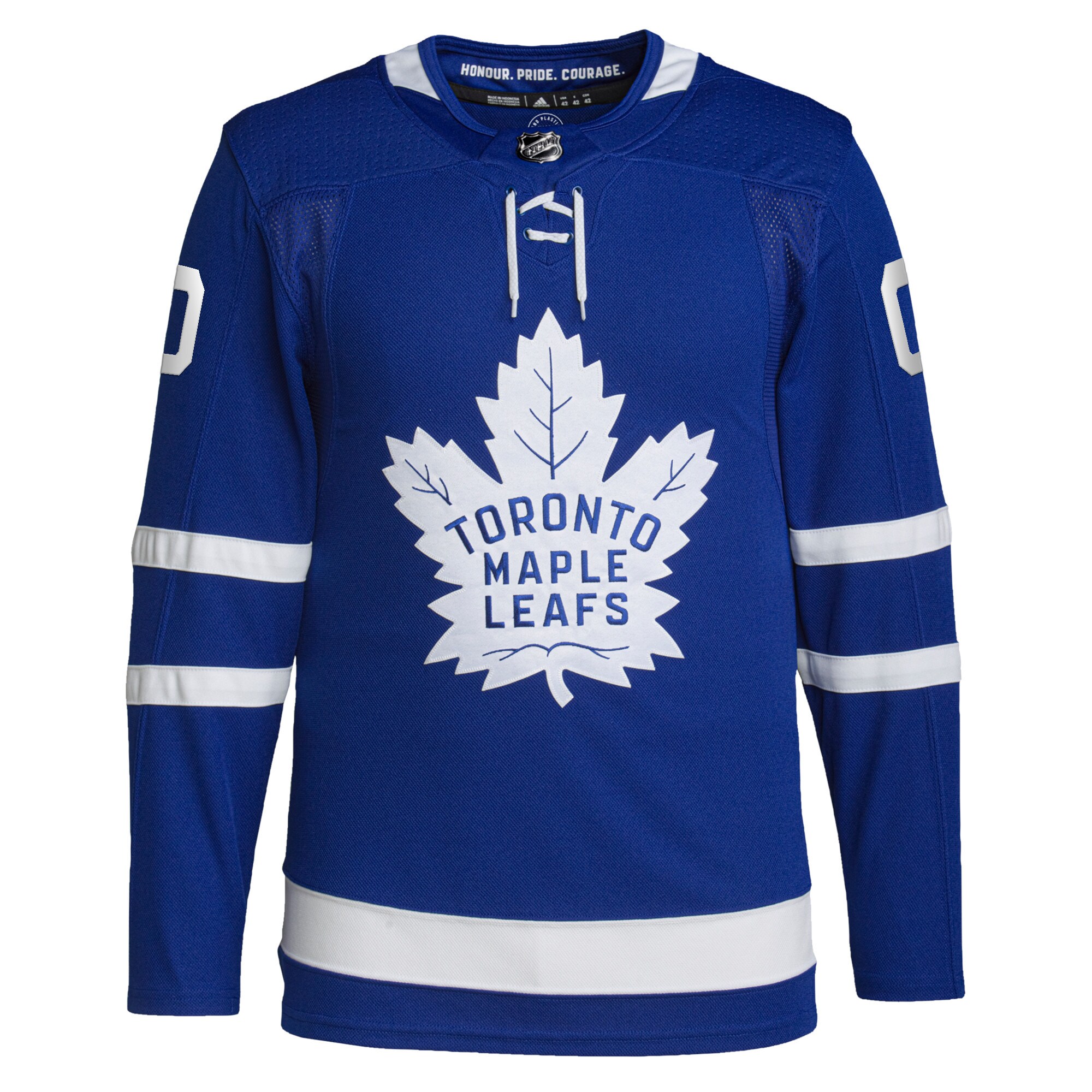  Toronto Maple Leafs adidas  Home  Primegreen Authentic Custom Jersey - Royal