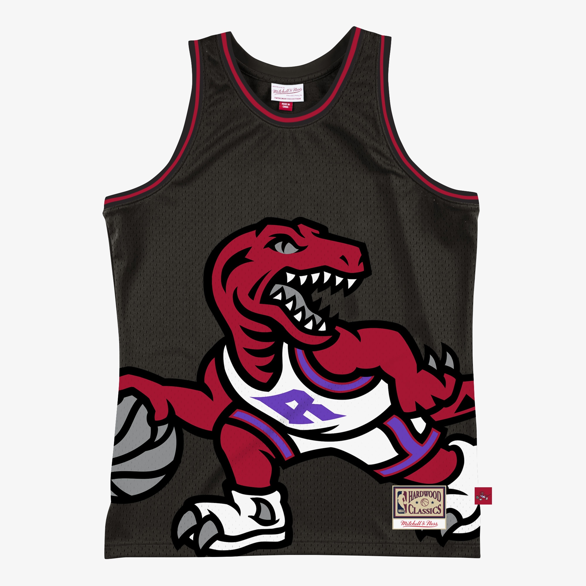  Toronto Raptors Mitchell & Ness Hardwood Classics Blown Out Fashion Jersey - Black