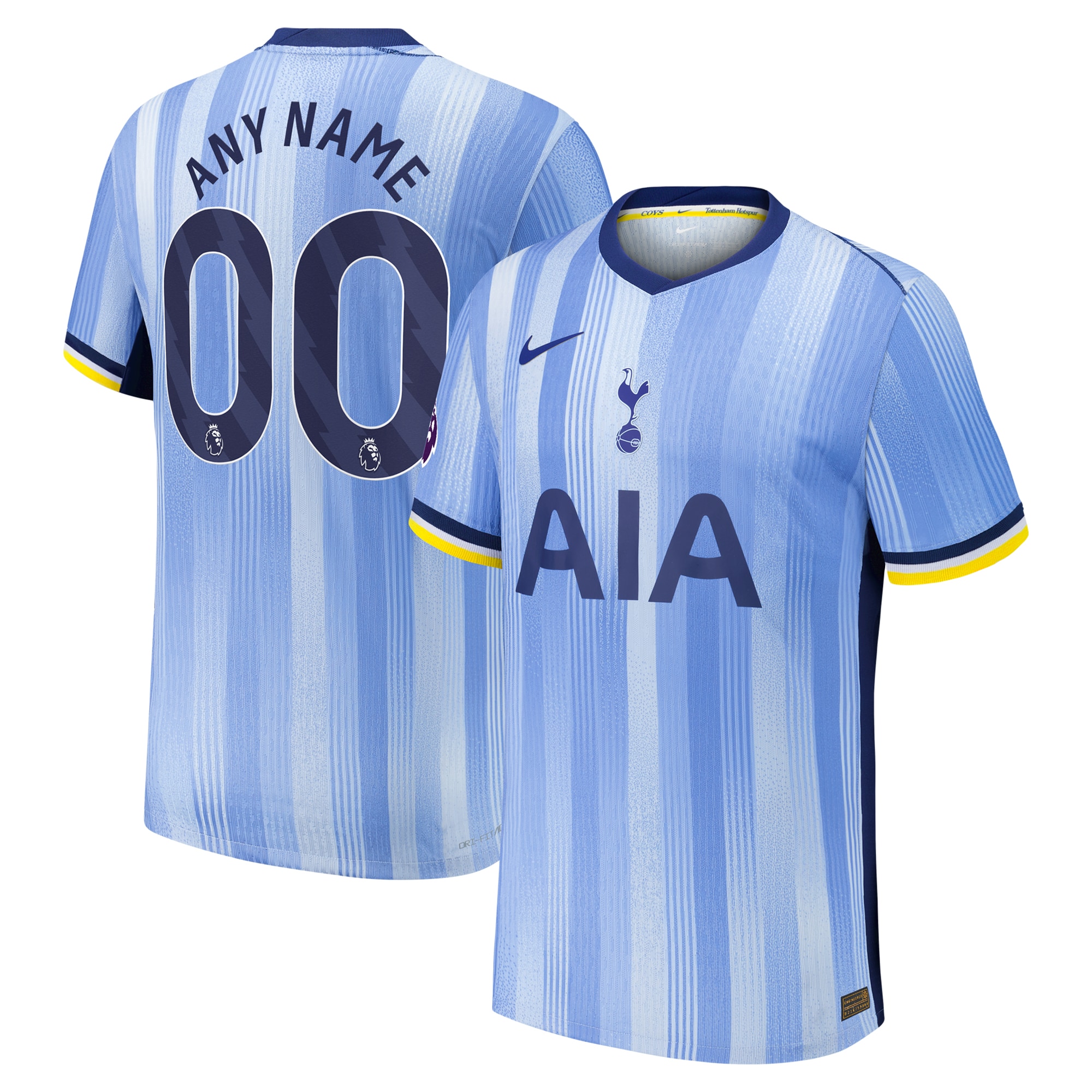  Tottenham Hotspur 2024/25 Away Custom Jersey - Blue
