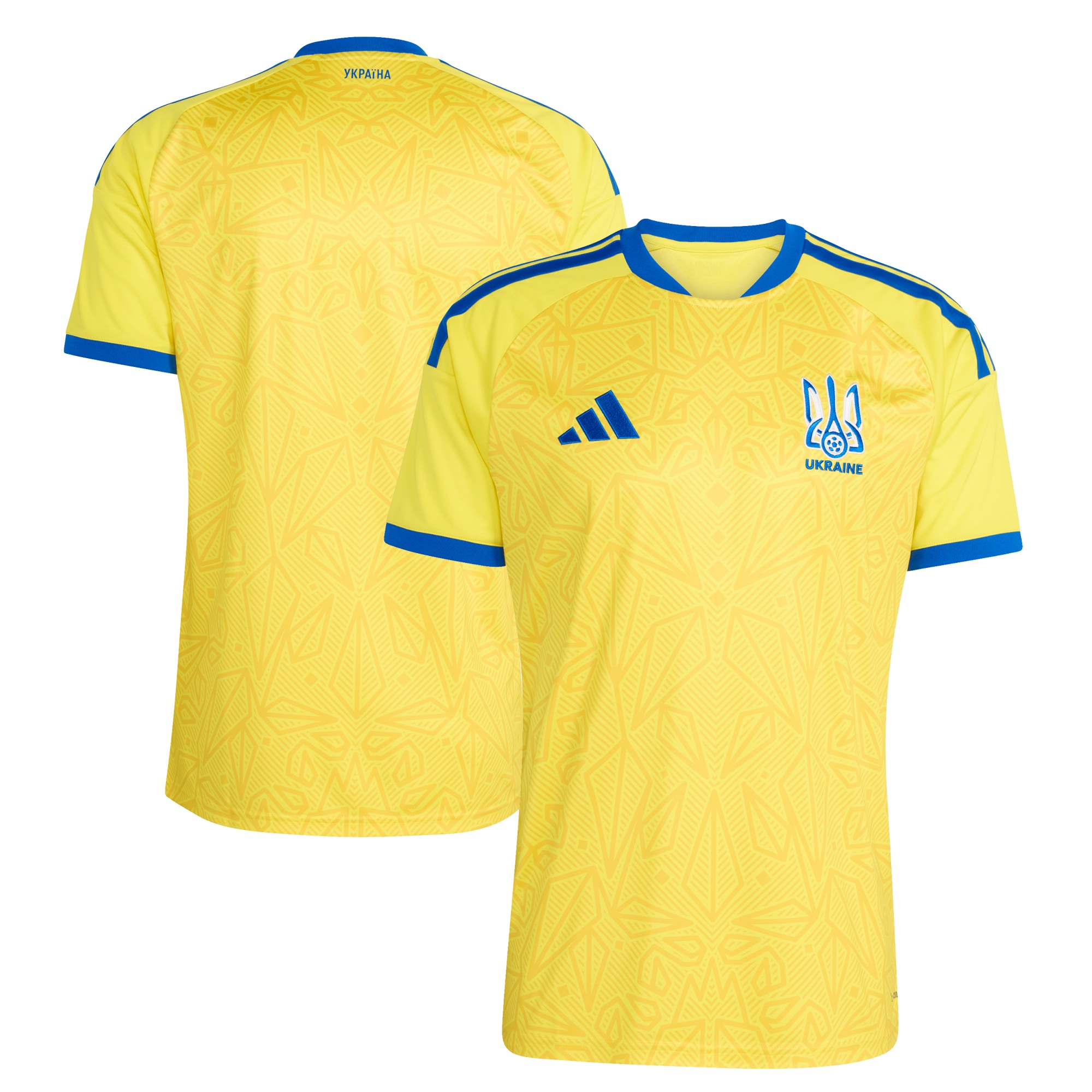  Ukraine National Team FIFA x World Cup 2026 Home Jersey - Yellow